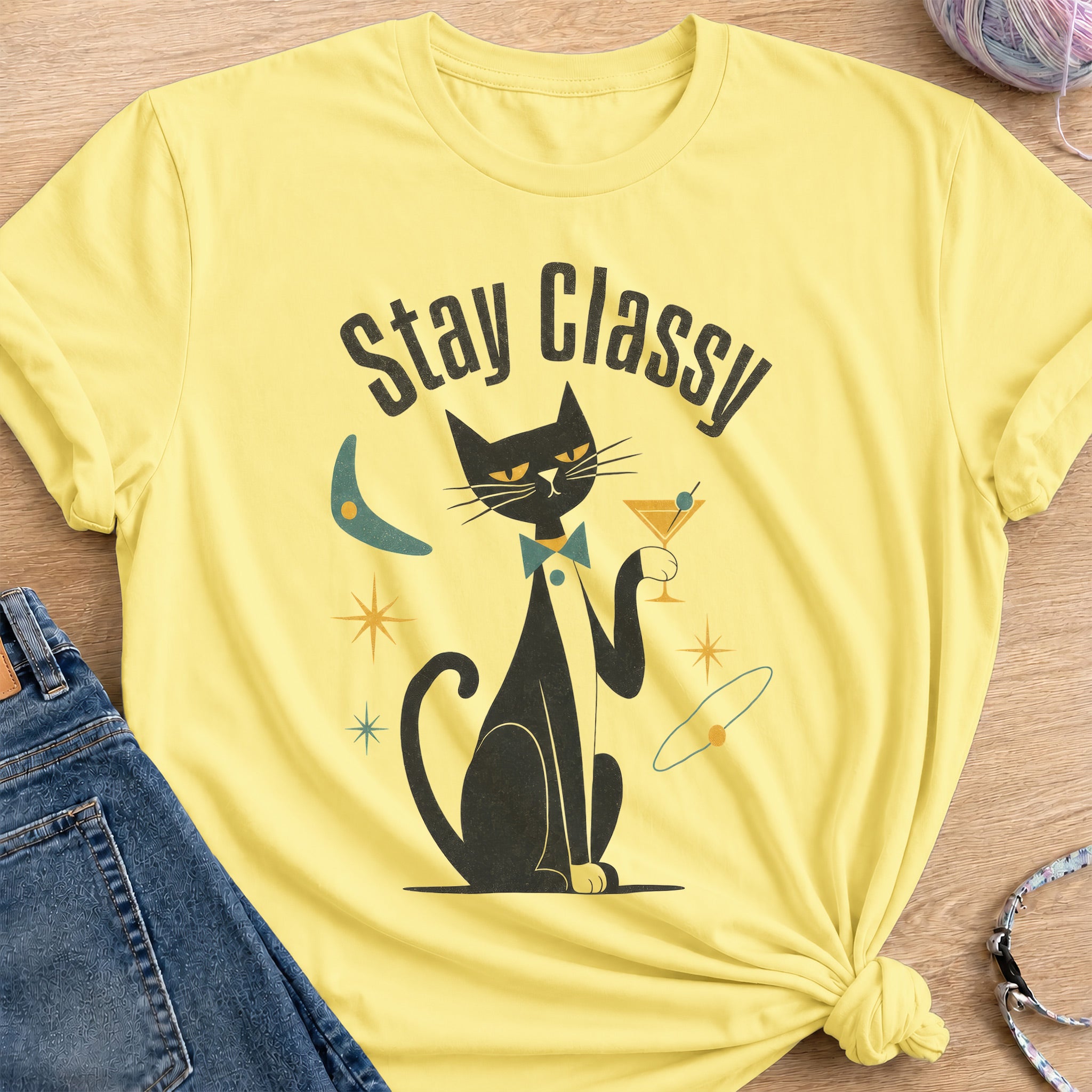 Stay Classy T-Shirt — Cornsilk