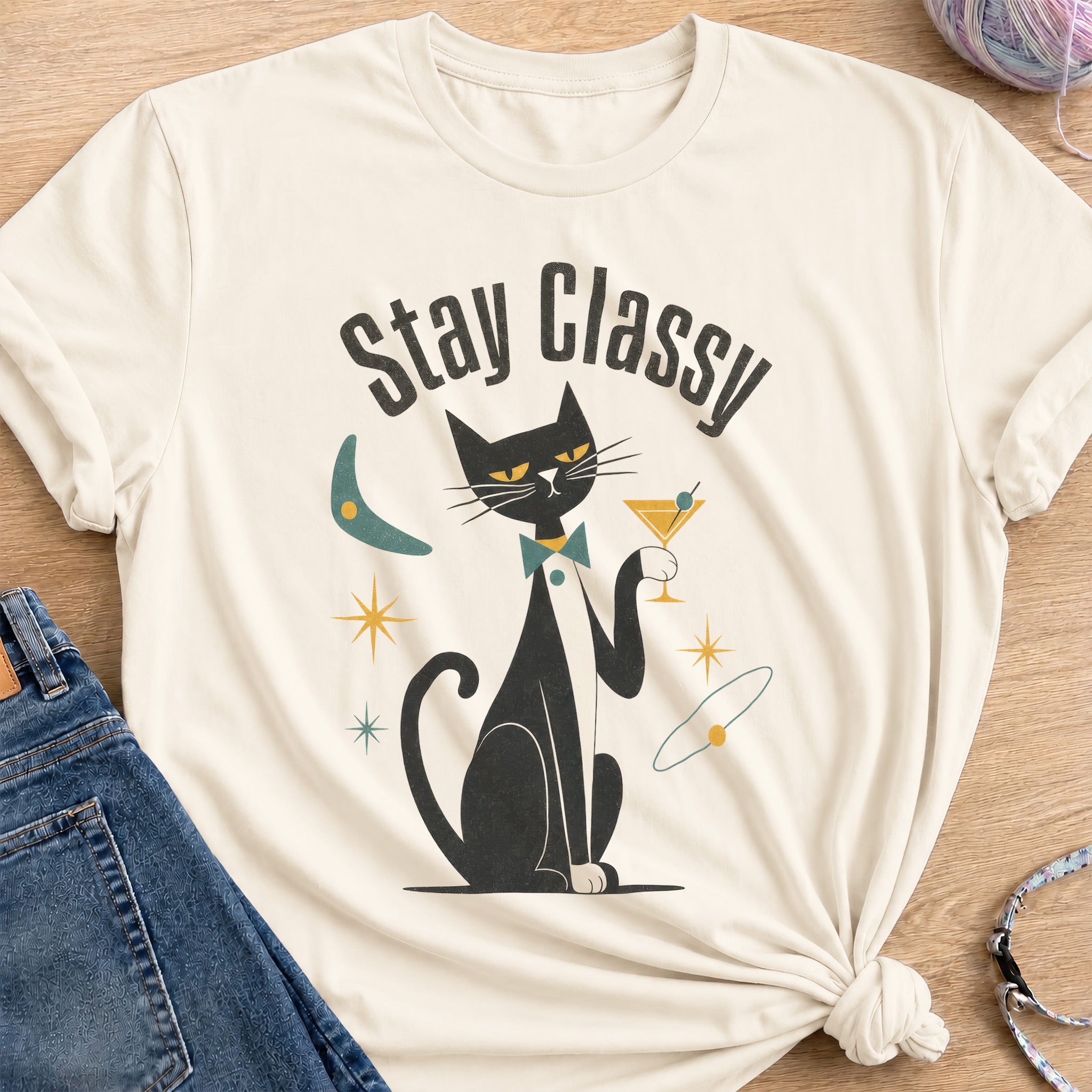 Stay Classy T-Shirt — Natural