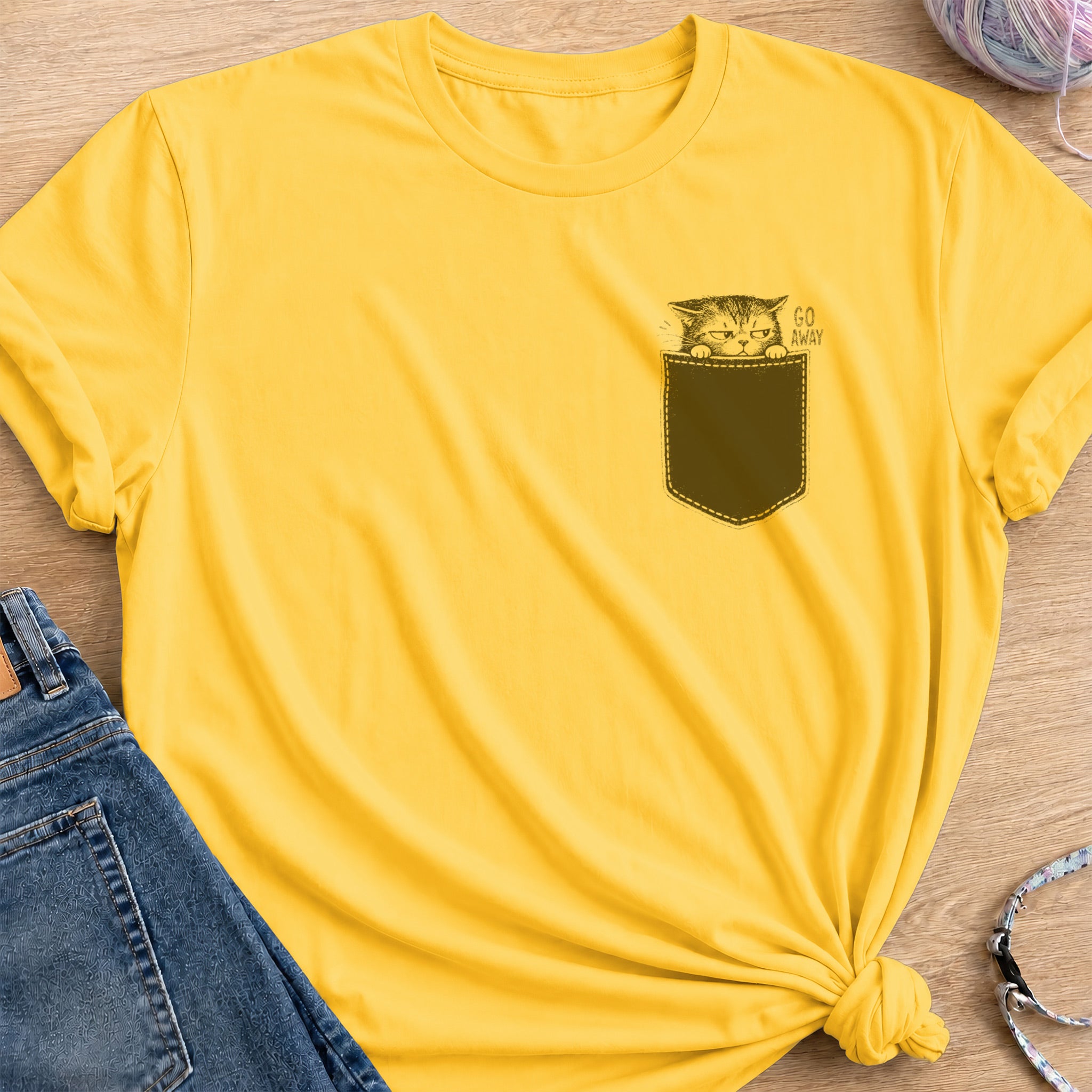 Go Away T-Shirt — Daisy