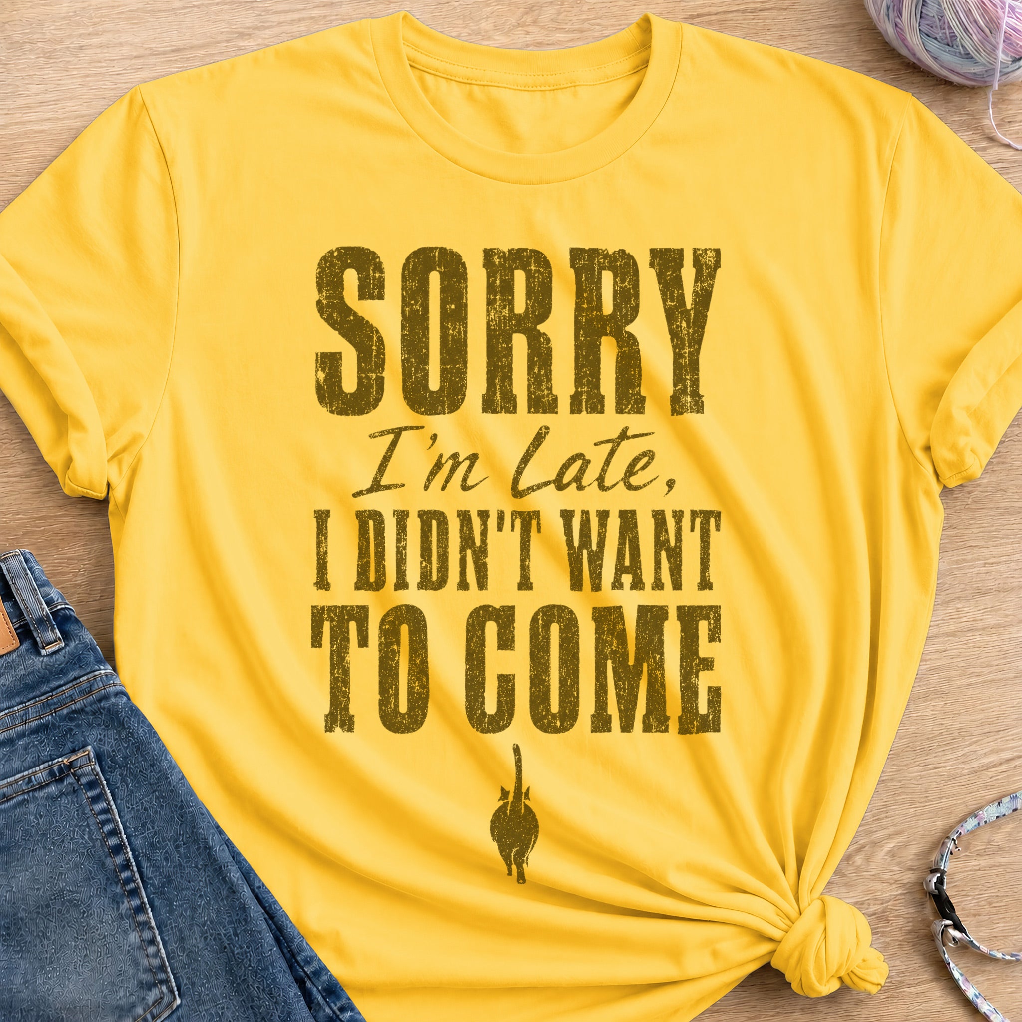 Late Apology T-Shirt — Daisy