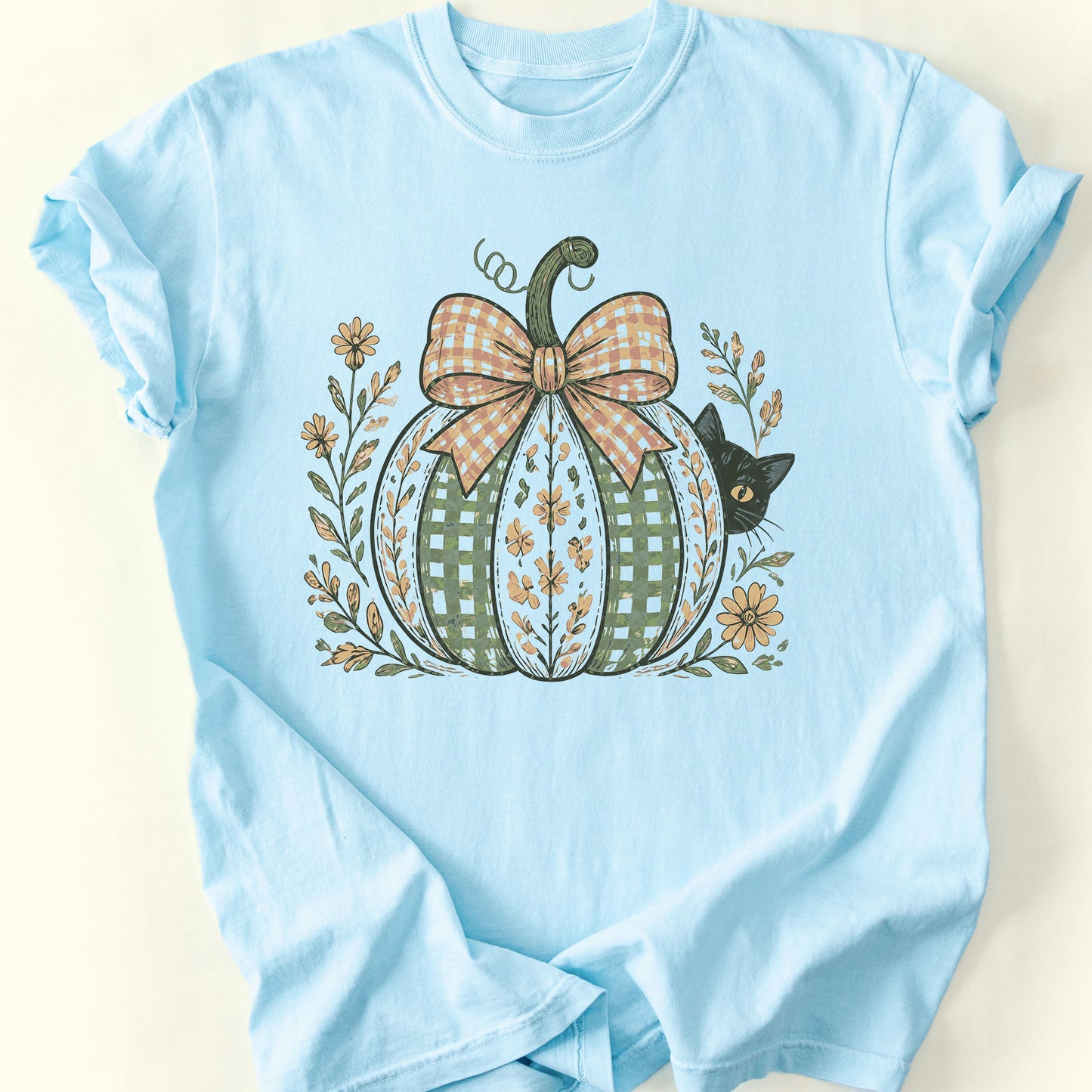 Autumn Pumpkin T-Shirt — Chambray