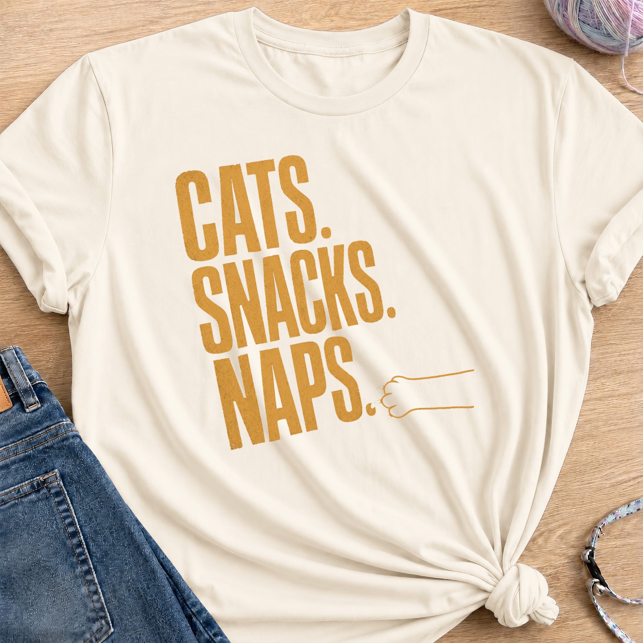 Essentials T-Shirt — Natural