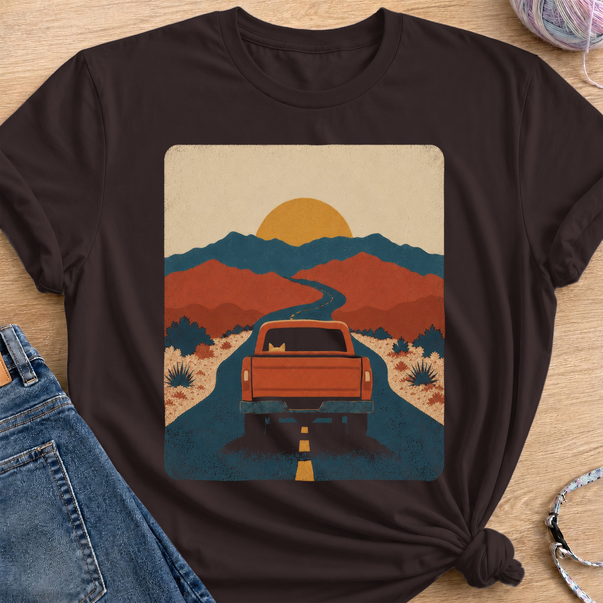 Adventure T-Shirt — Dark Chocolate