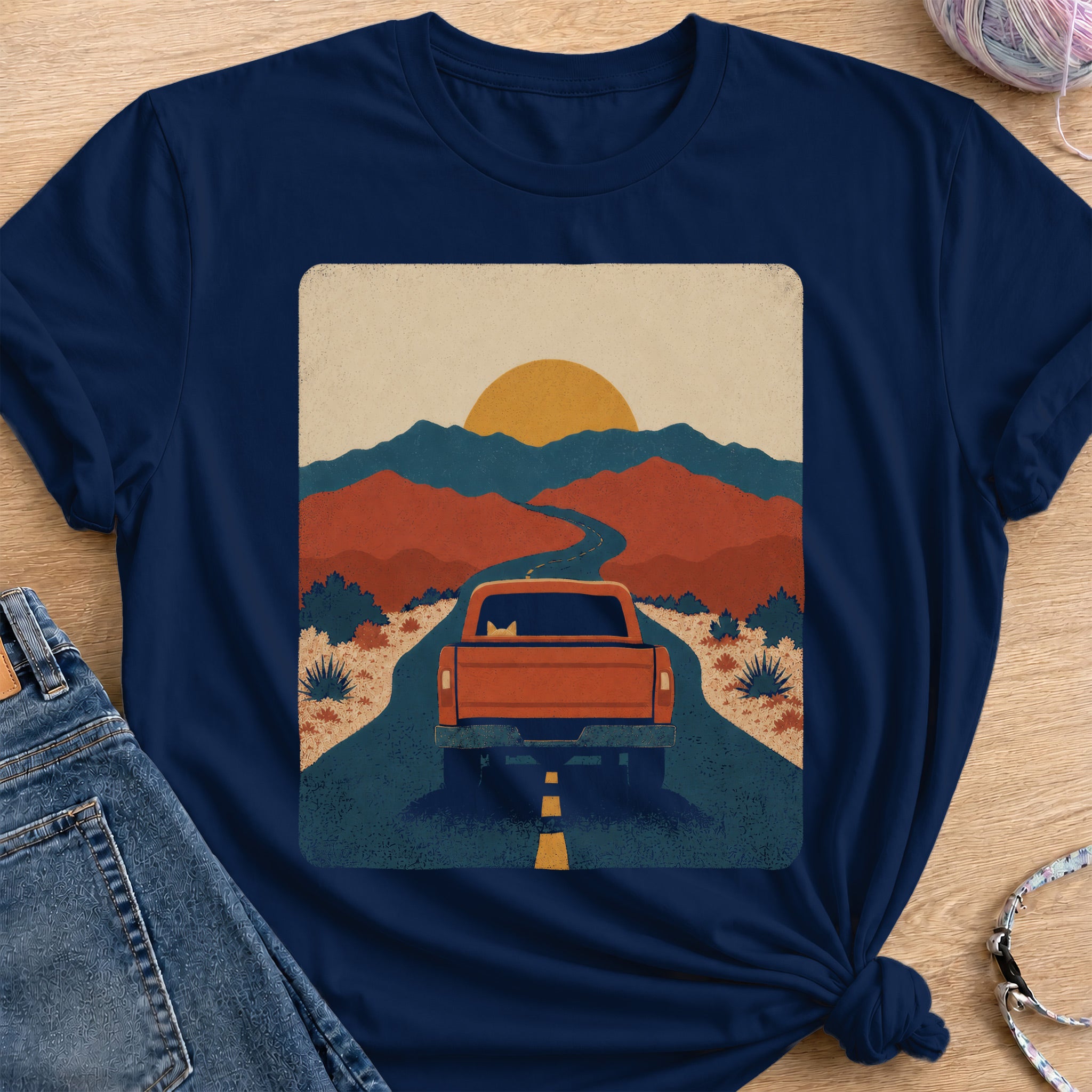 Adventure T-Shirt — Navy