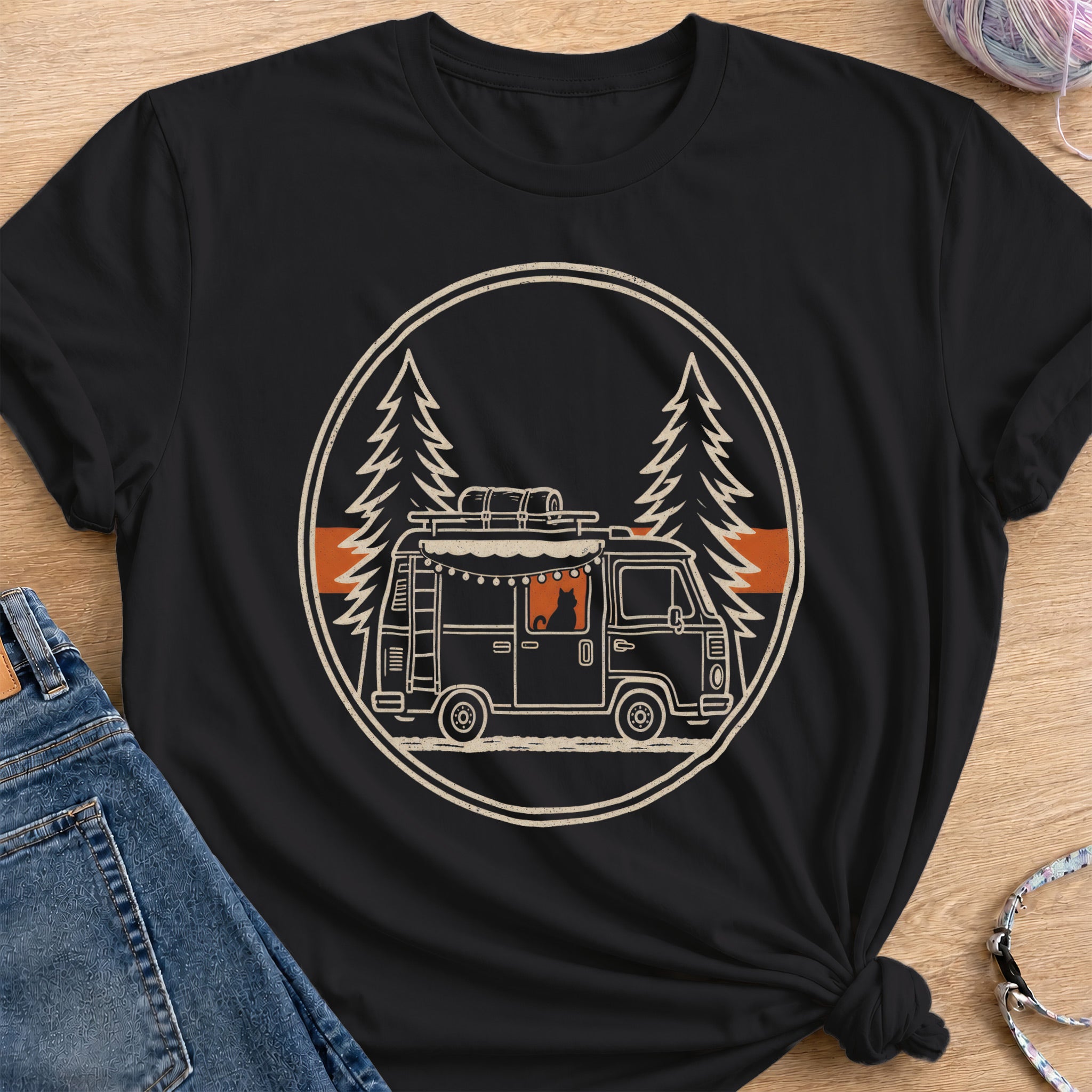 Camper T-Shirt — Black
