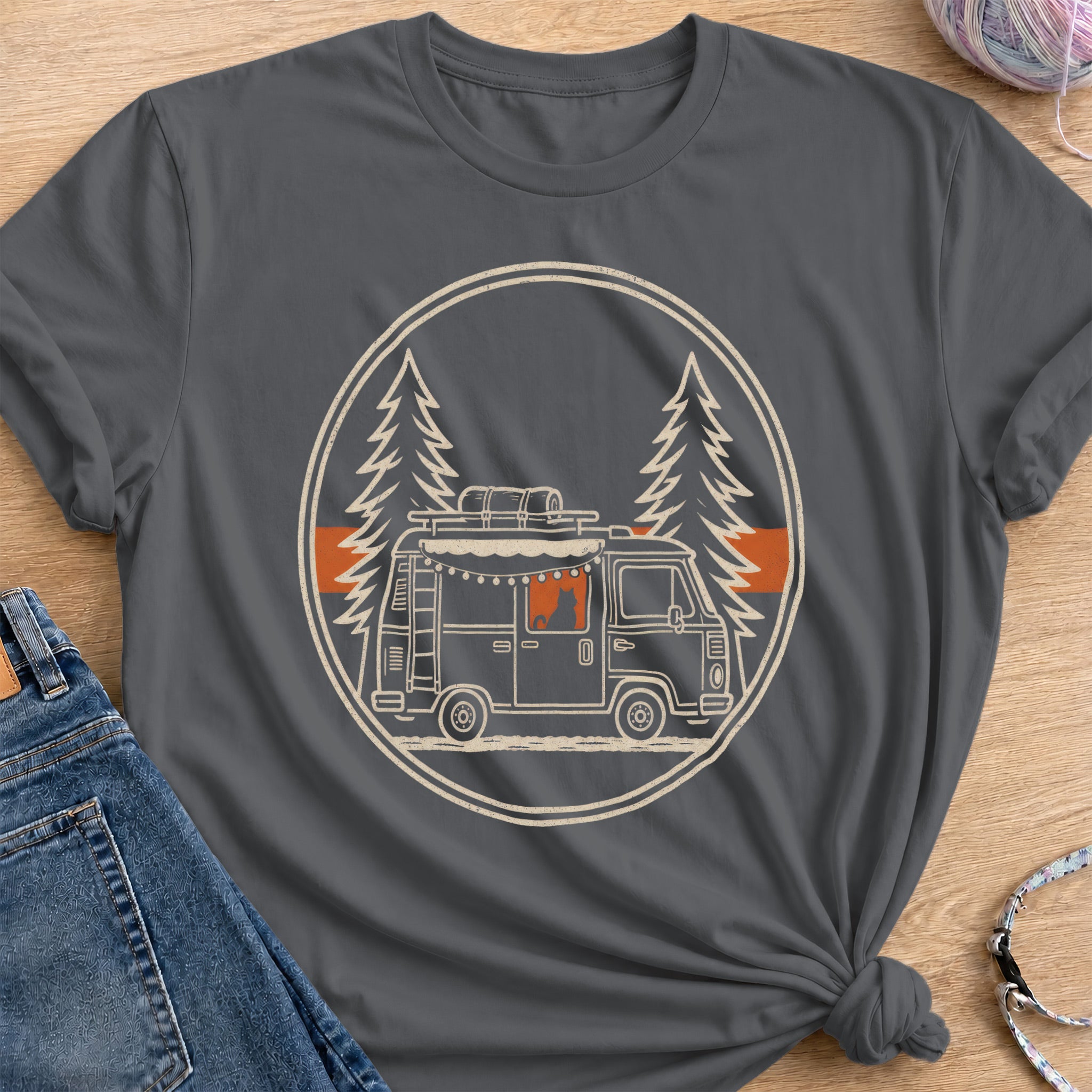 Camper T-Shirt — Charcoal