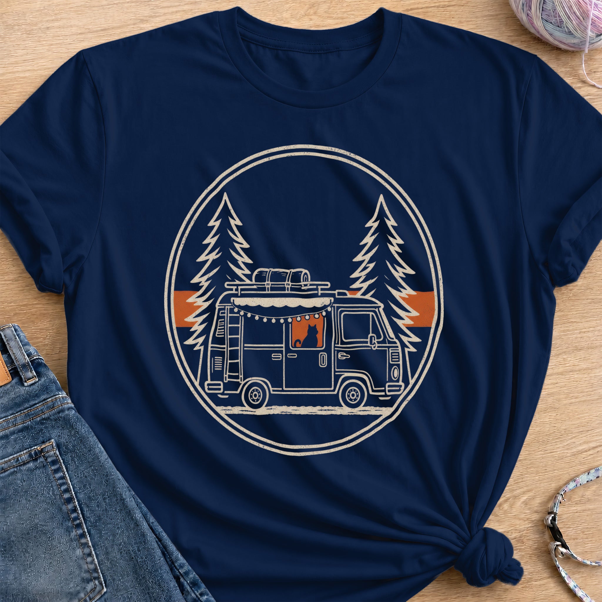 Camper T-Shirt — Navy