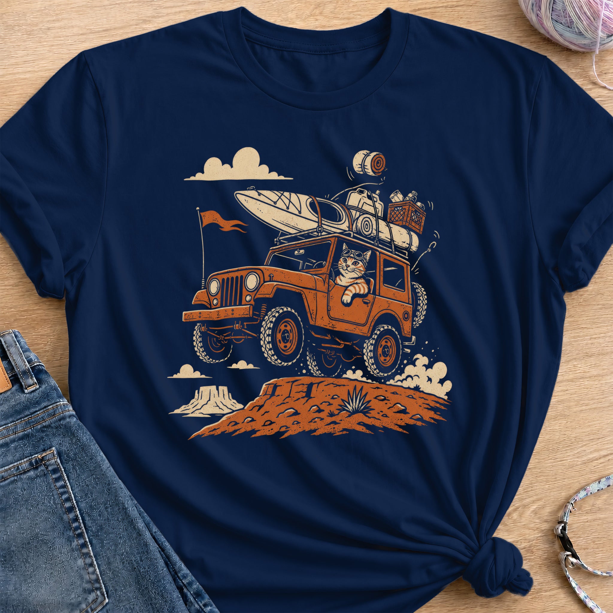 Desert Driver T-Shirt — Navy