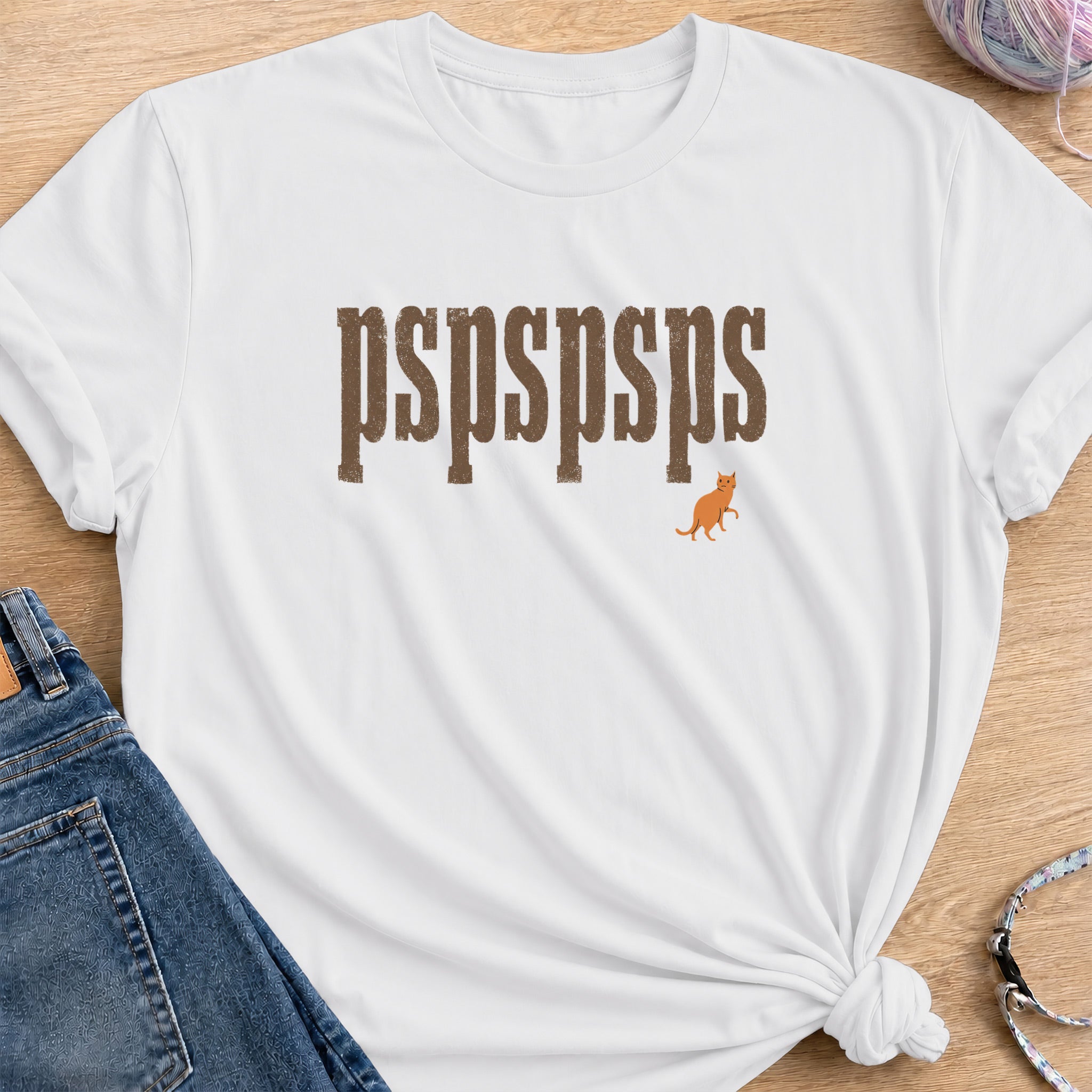Pspspsps T-Shirt — White