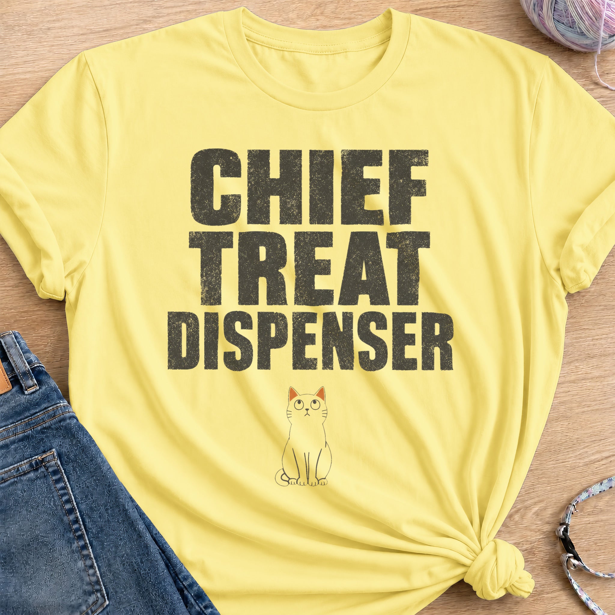 Treat Dispenser T-Shirt — Cornsilk