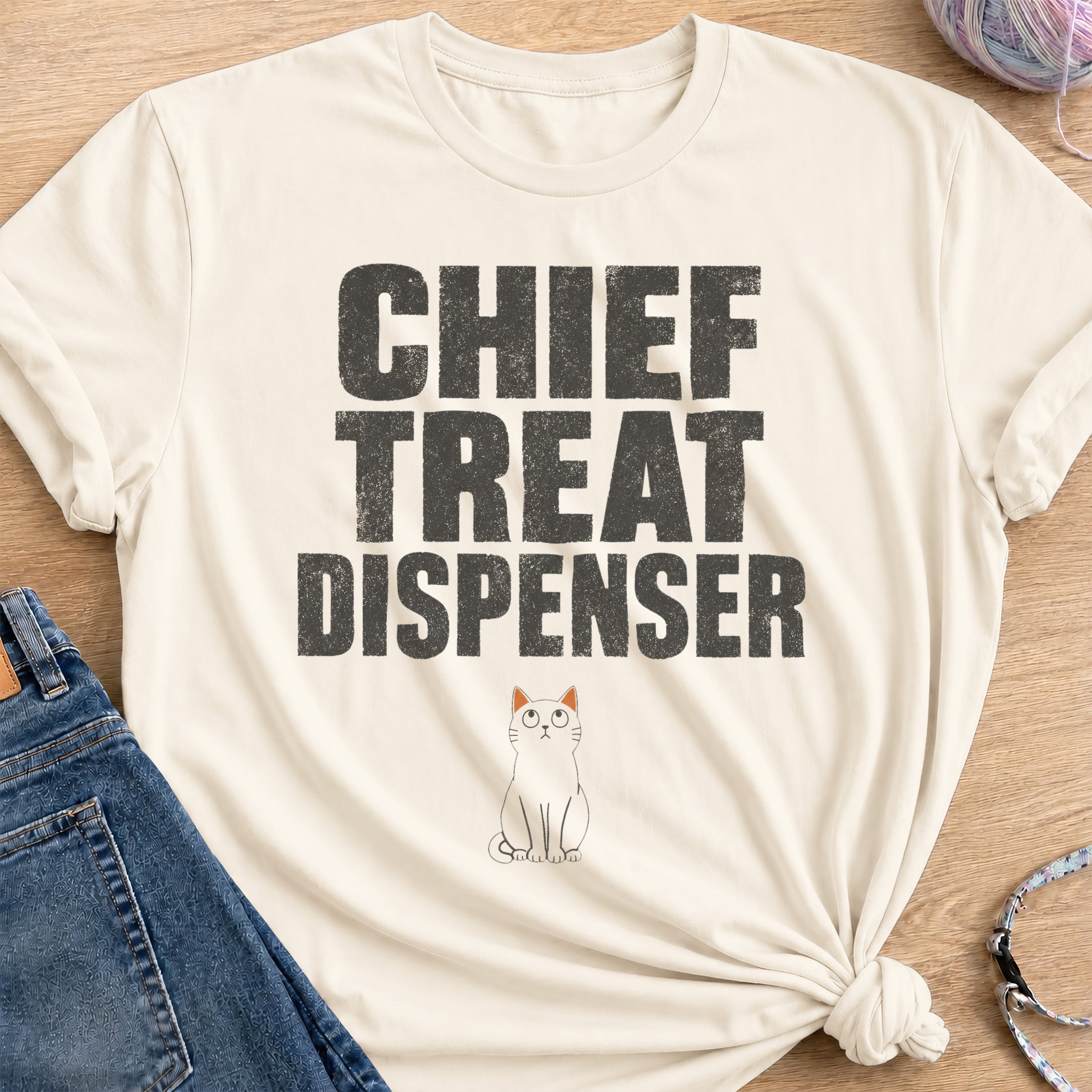 Treat Dispenser T-Shirt — Natural