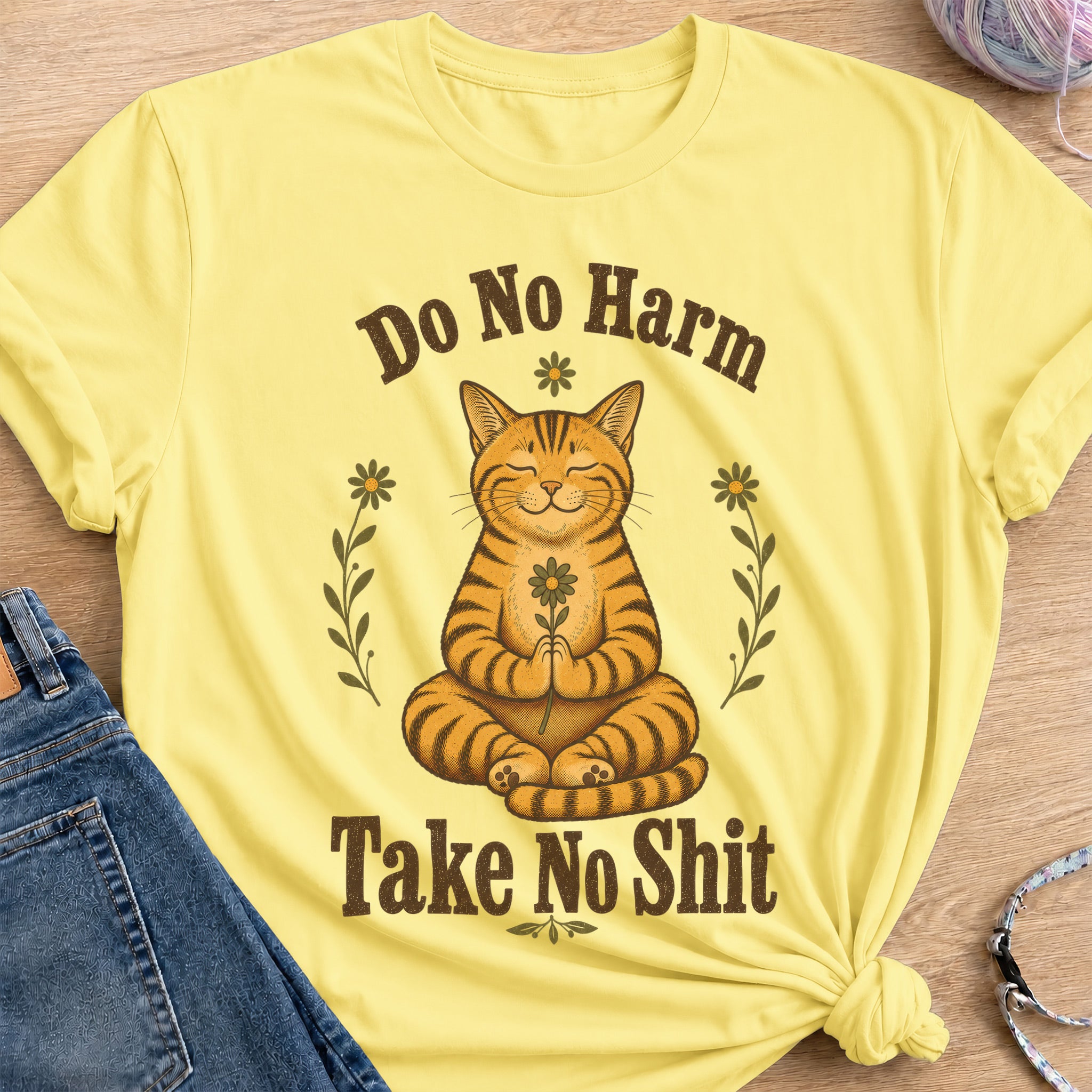 Take No Shit T-Shirt — Cornsilk
