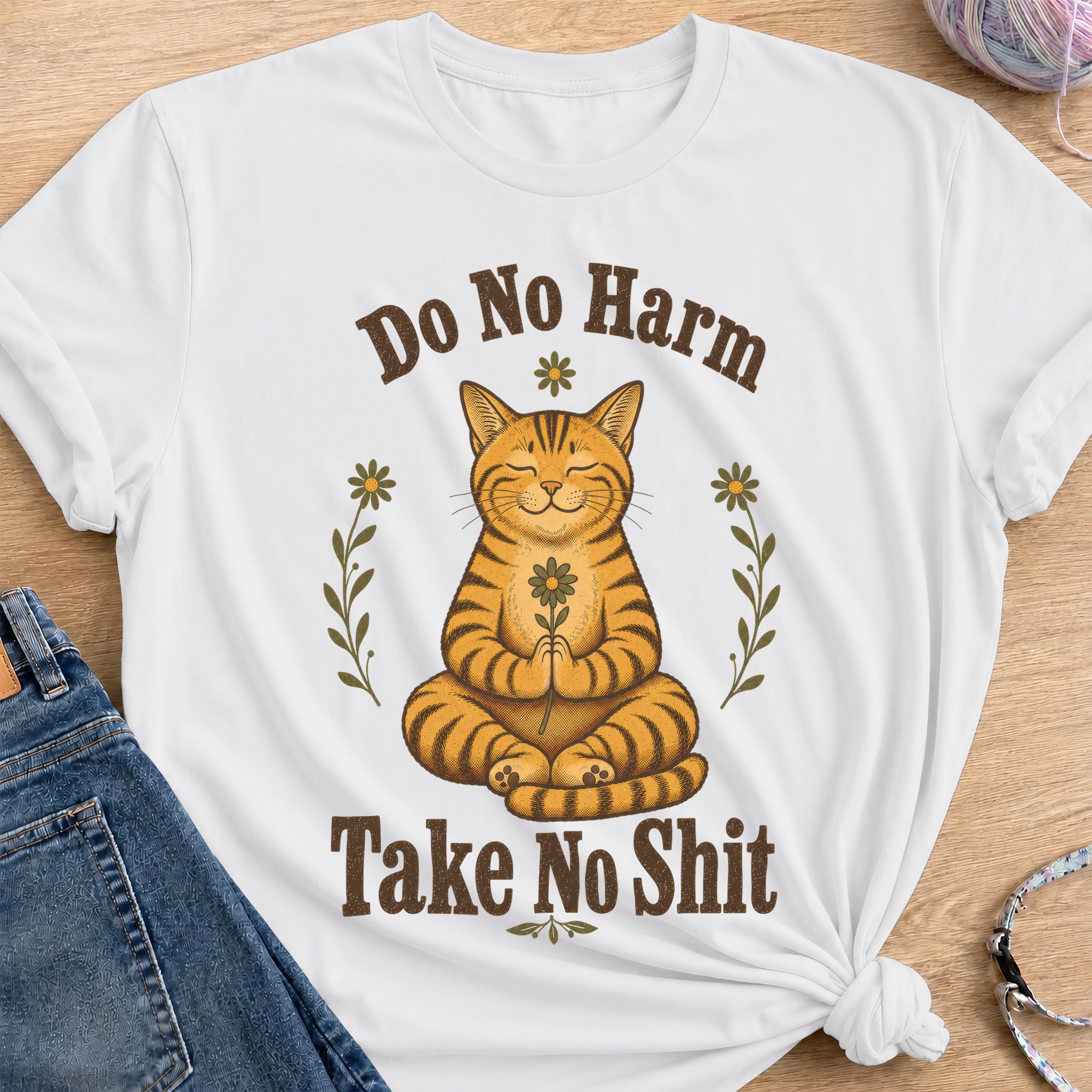 Take No Shit T-Shirt — White
