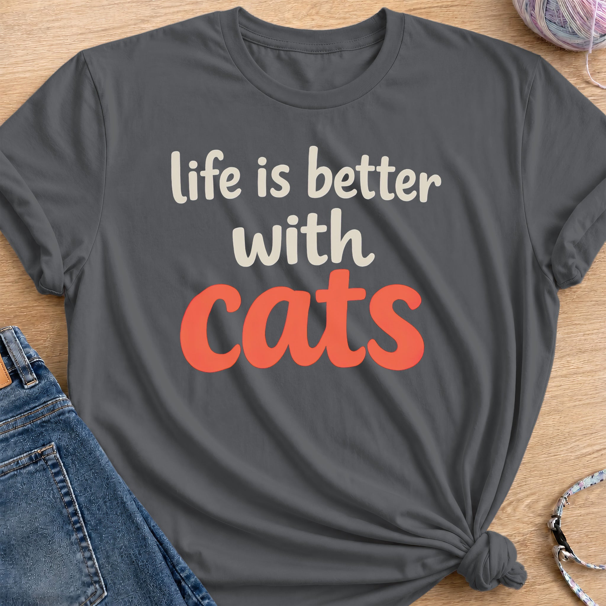Better Life T-Shirt — Charcoal