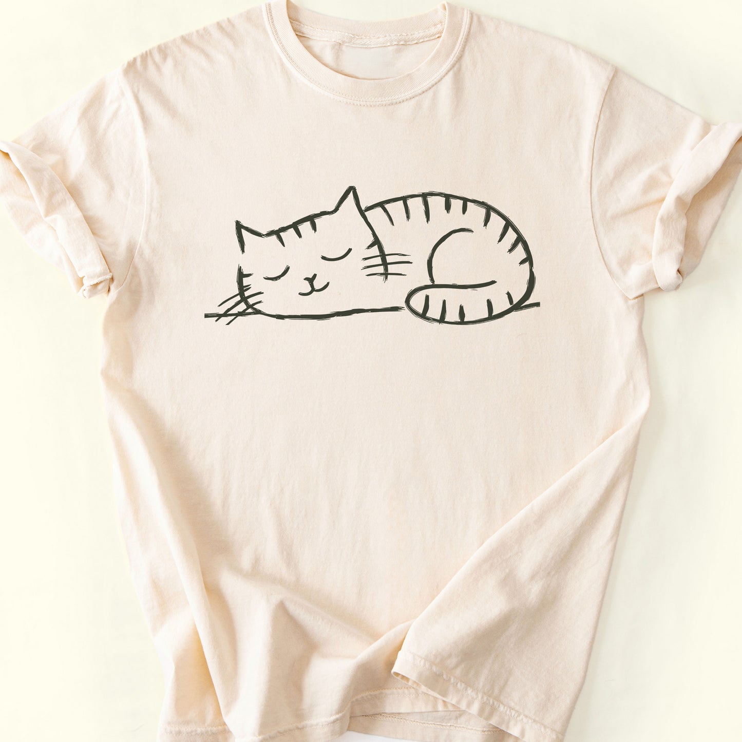 Cozy Nap T-Shirt — Ivory