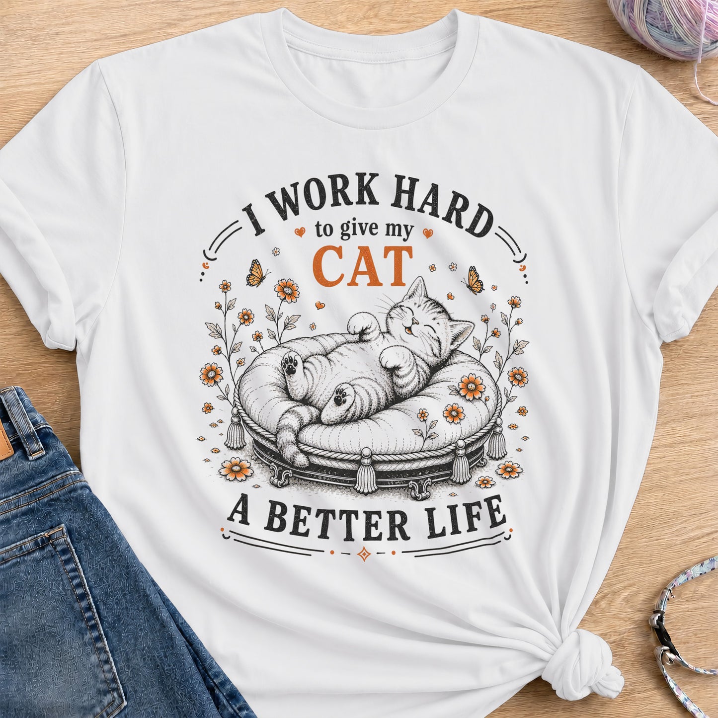 Working Hard T-Shirt — White