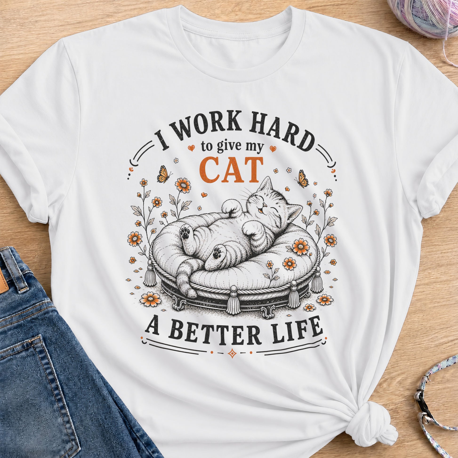 Working Hard T-Shirt — White