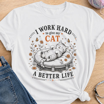 Working Hard T-Shirt — White