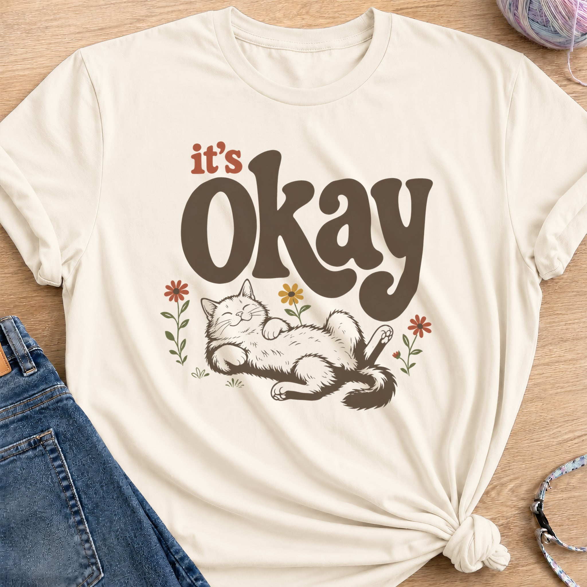 Okay T-Shirt — Natural