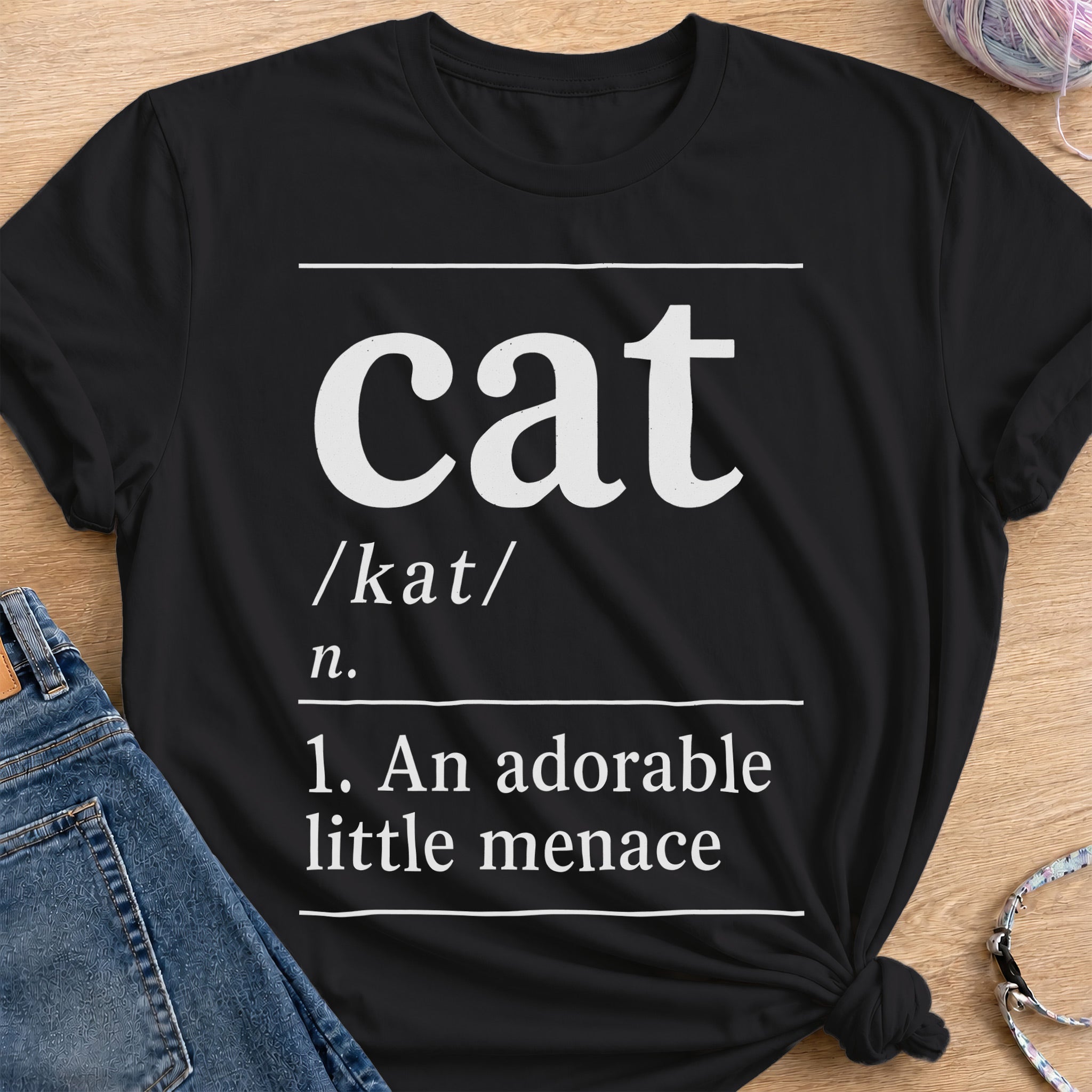 Dictionary T-Shirt — Black