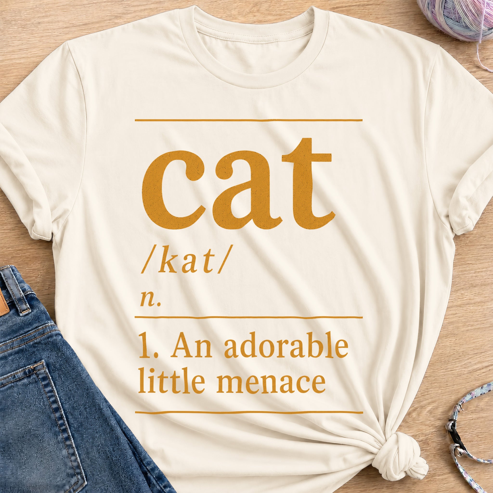 Dictionary T-Shirt — Natural