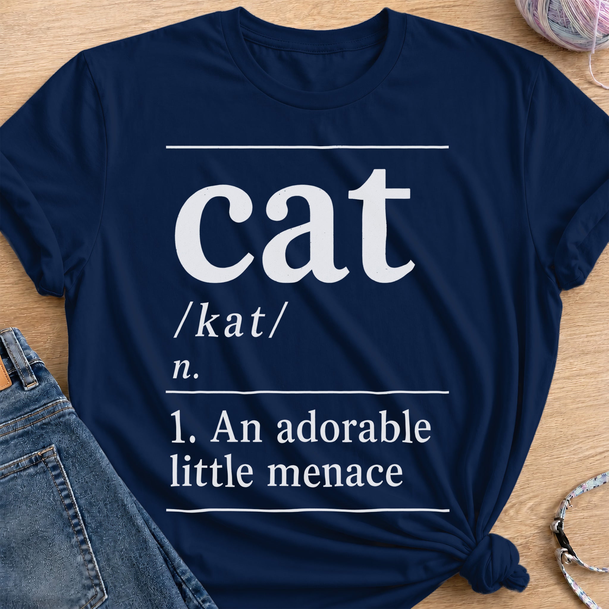 Dictionary T-Shirt — Navy