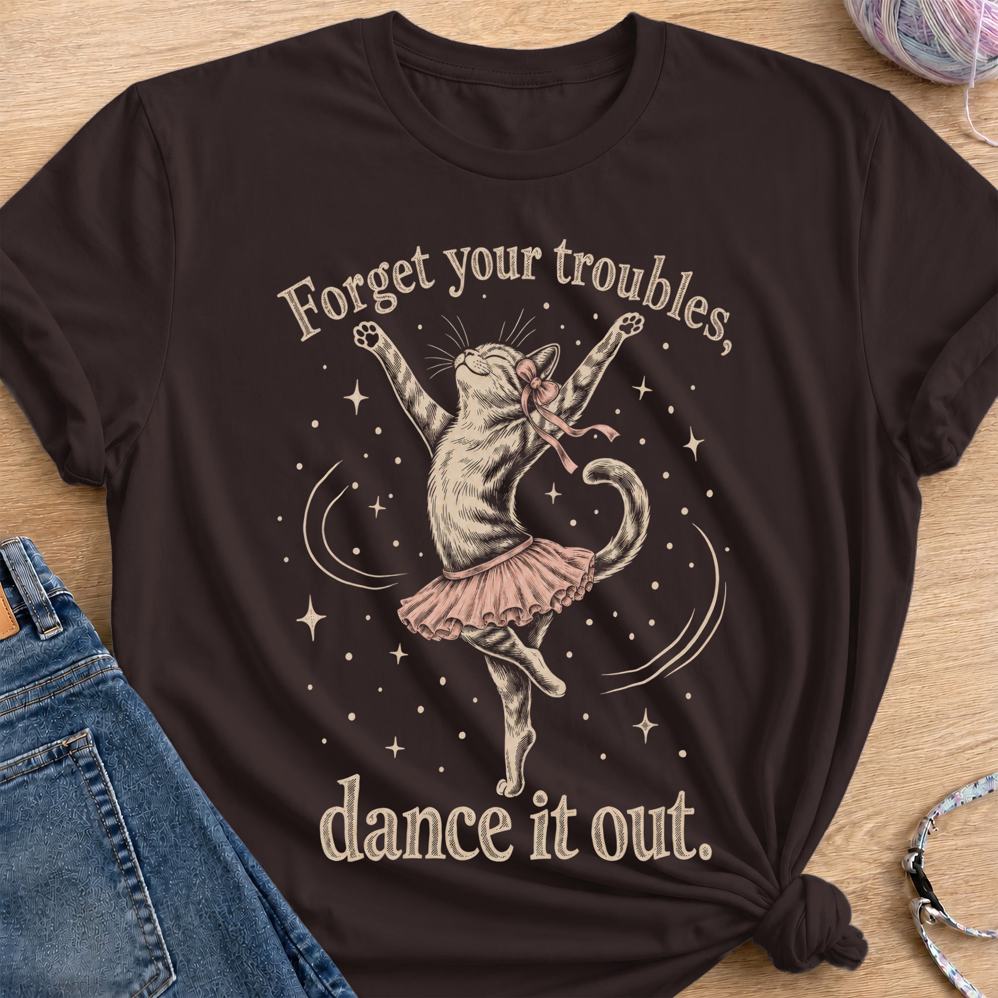 Dance T-Shirt — Dark Chocolate