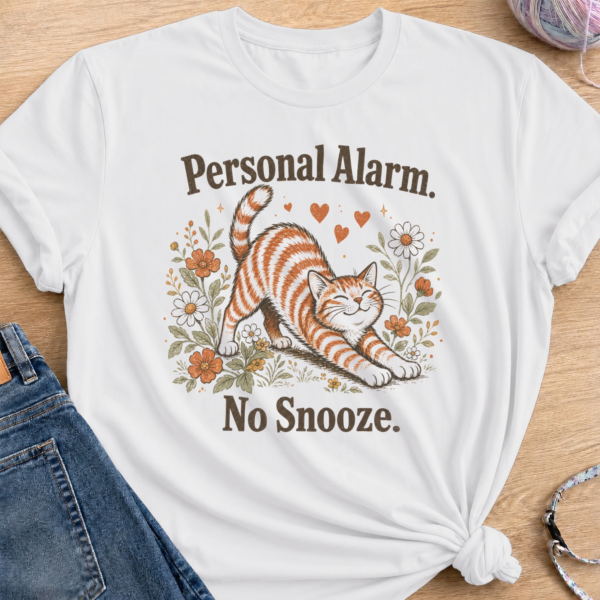 Personal Alarm T-Shirt — White