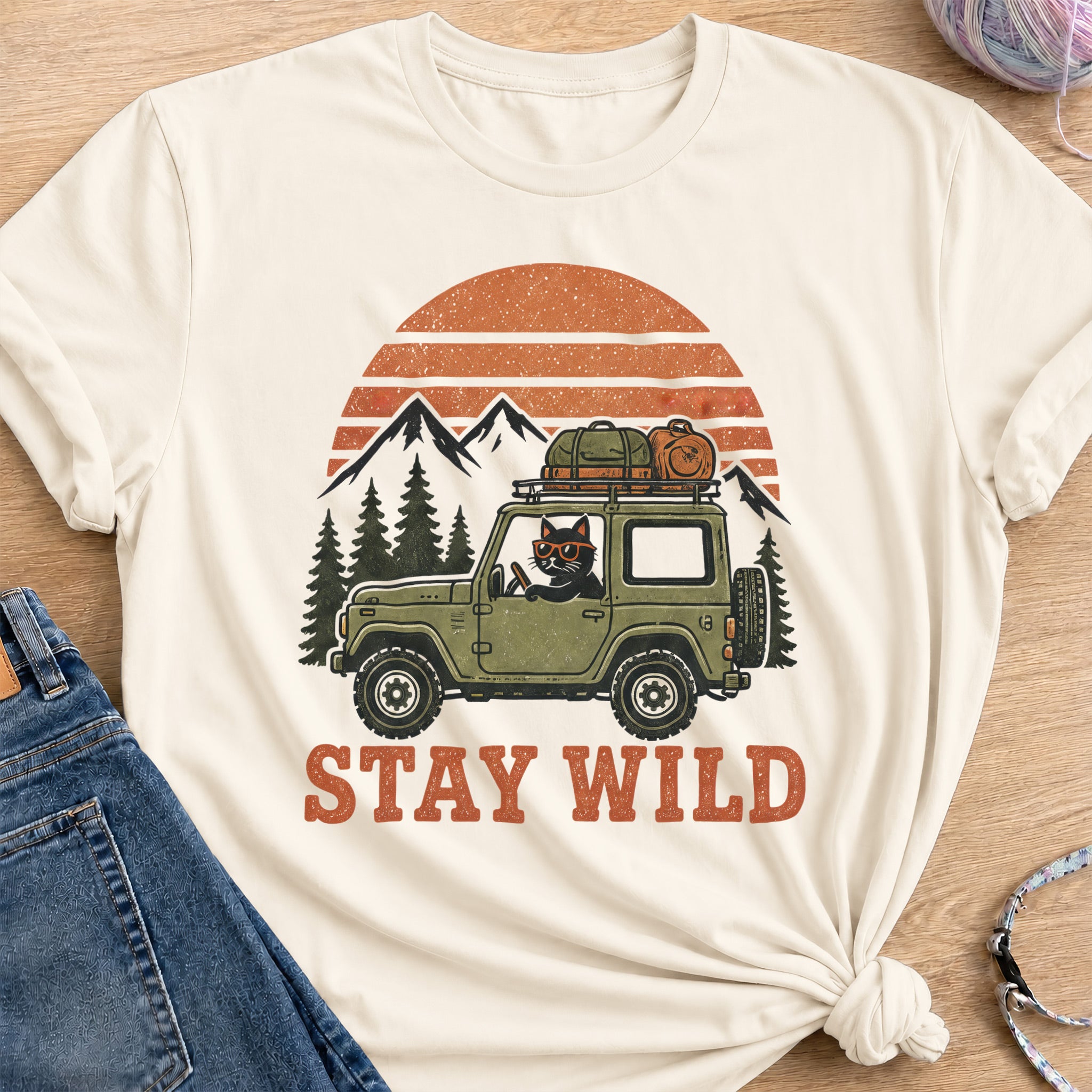 Stay Wild T-Shirt — Natural