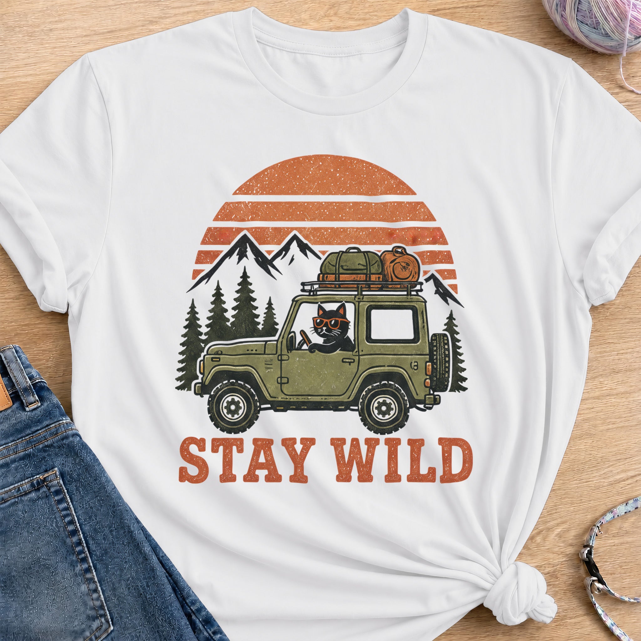 Stay Wild T-Shirt — White