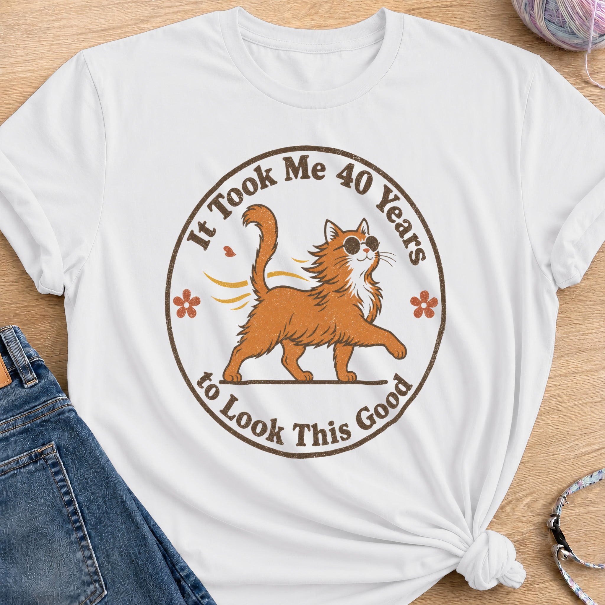 Fabulous Forty T-Shirt — White
