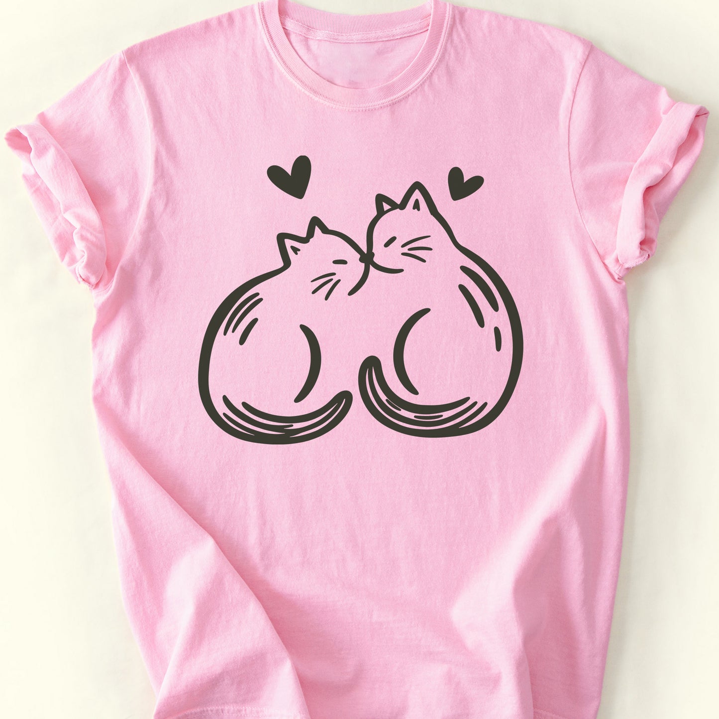 Purrfect Pair T-Shirt — Blossom