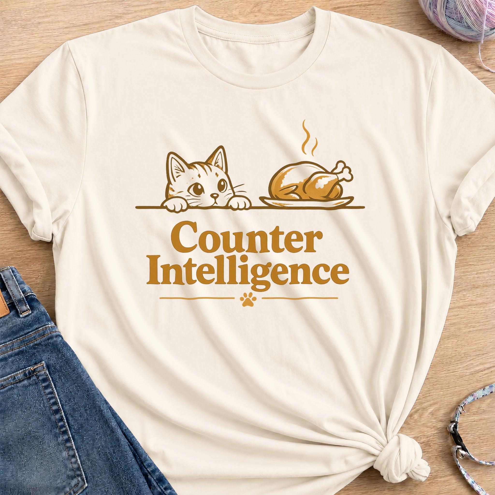 Counter Intelligence T-Shirt — Natural