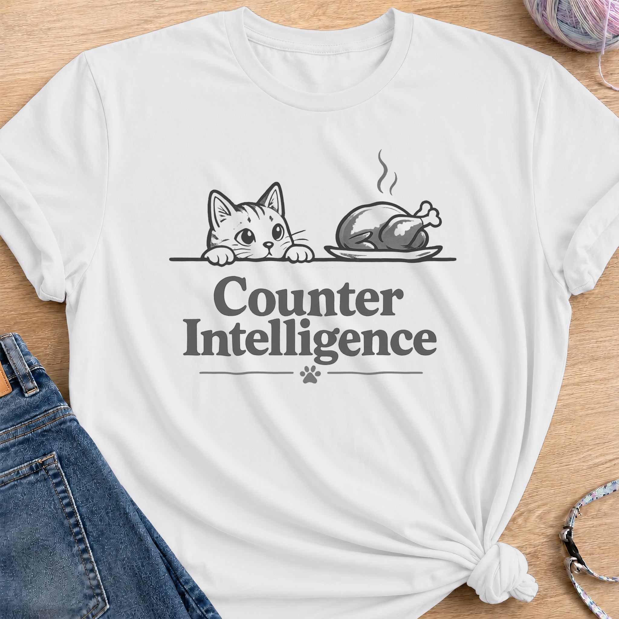 Counter Intelligence T-Shirt — White