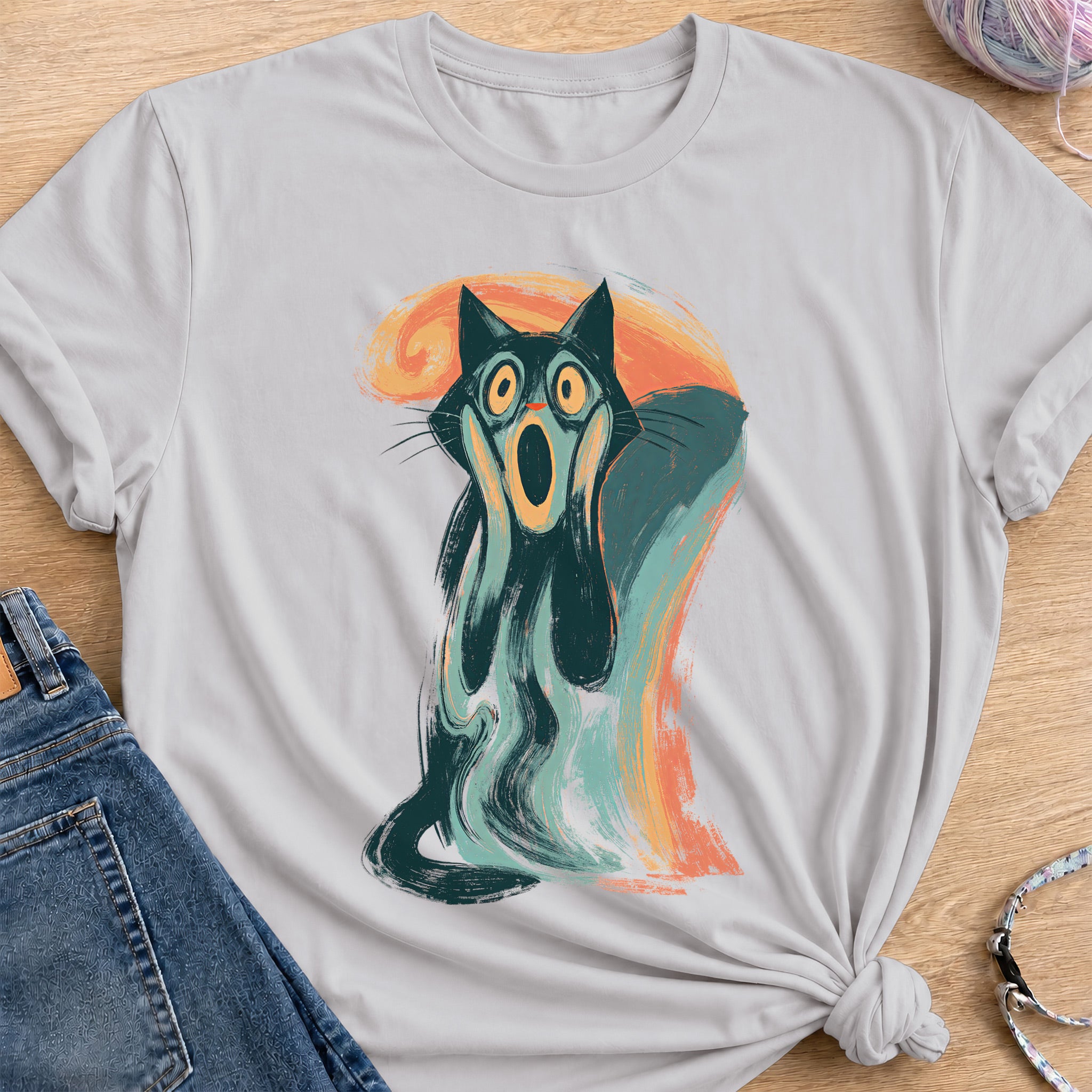 The Scream T-Shirt — Ice Grey