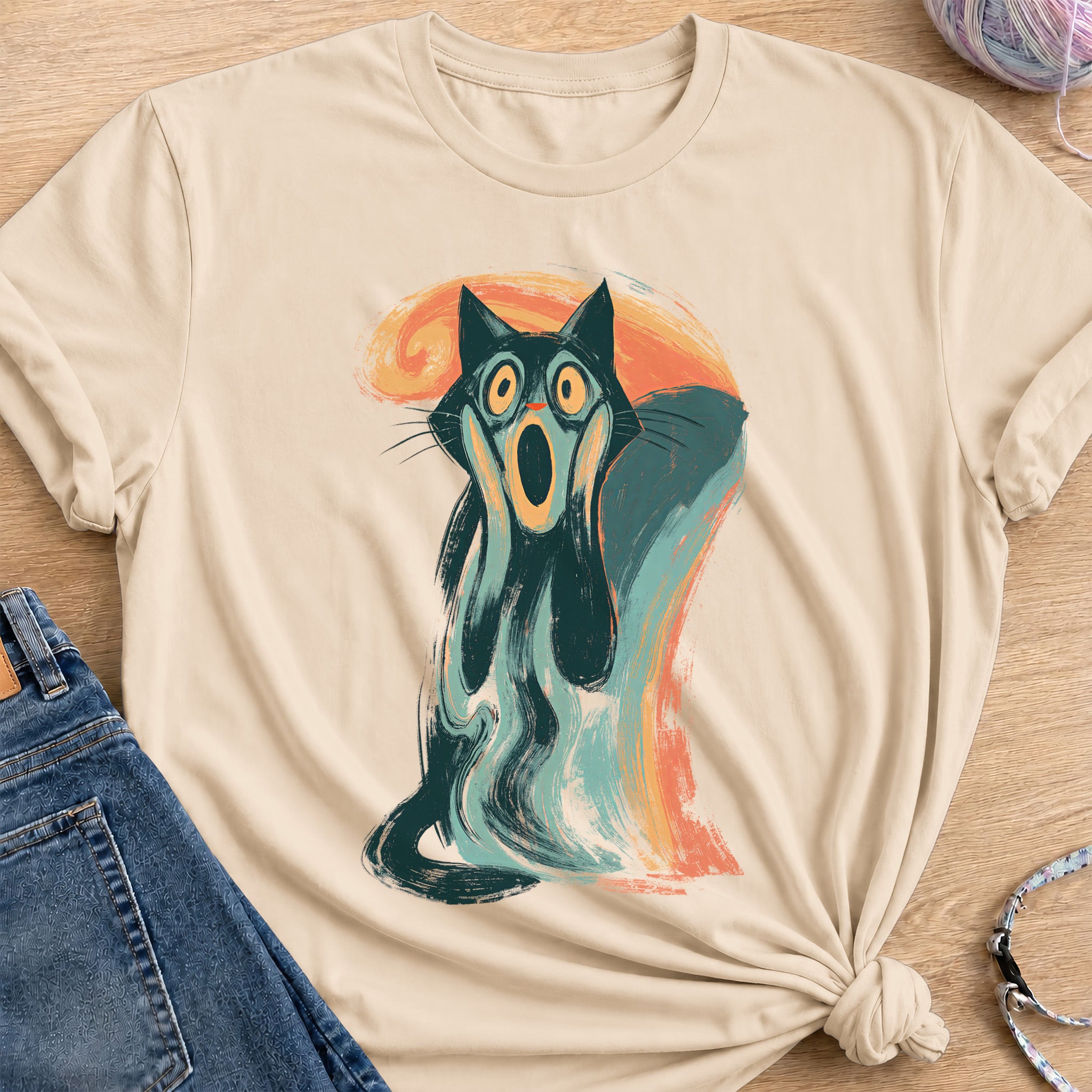 The Scream T-Shirt — Sand