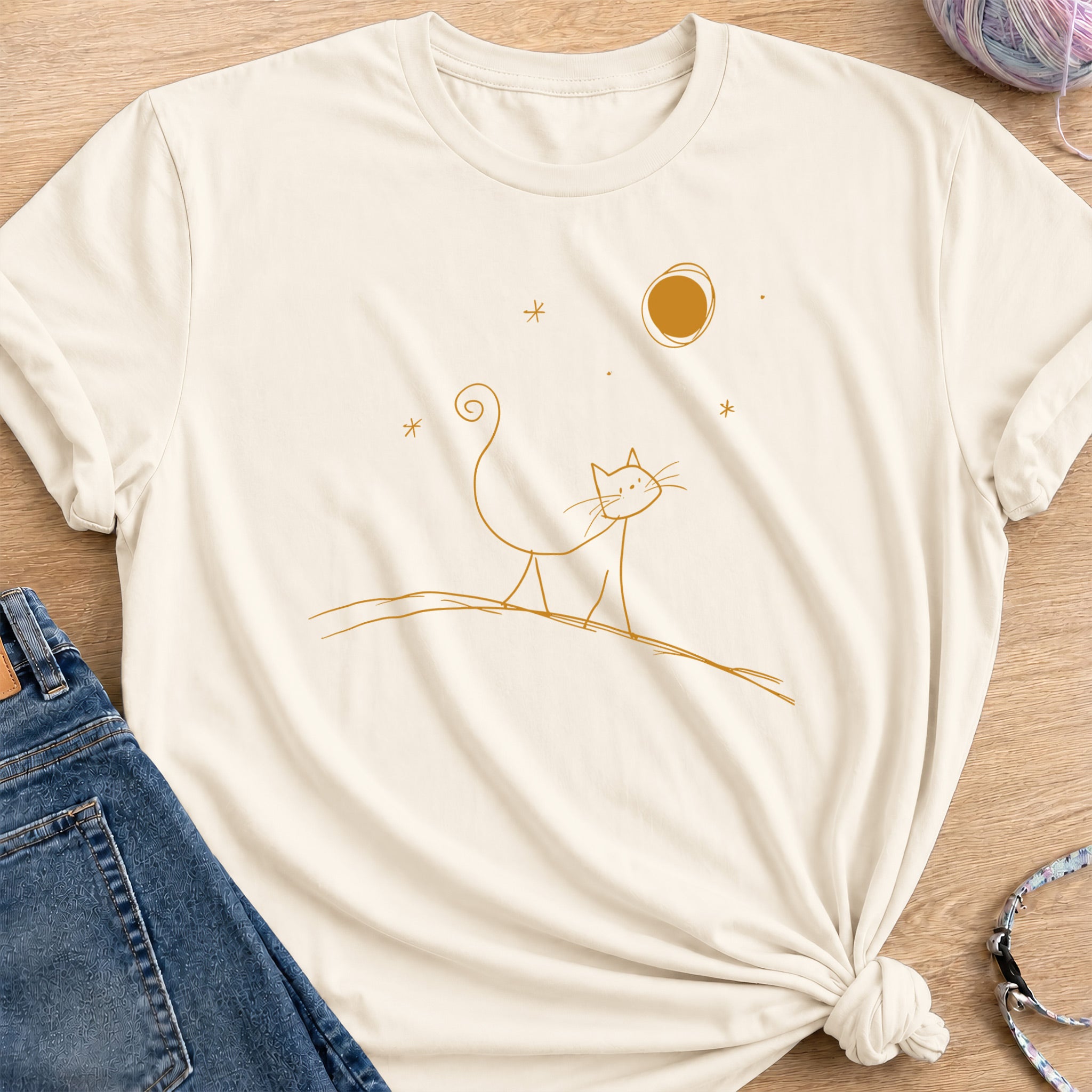 Moonlit Roamer T-Shirt — Natural