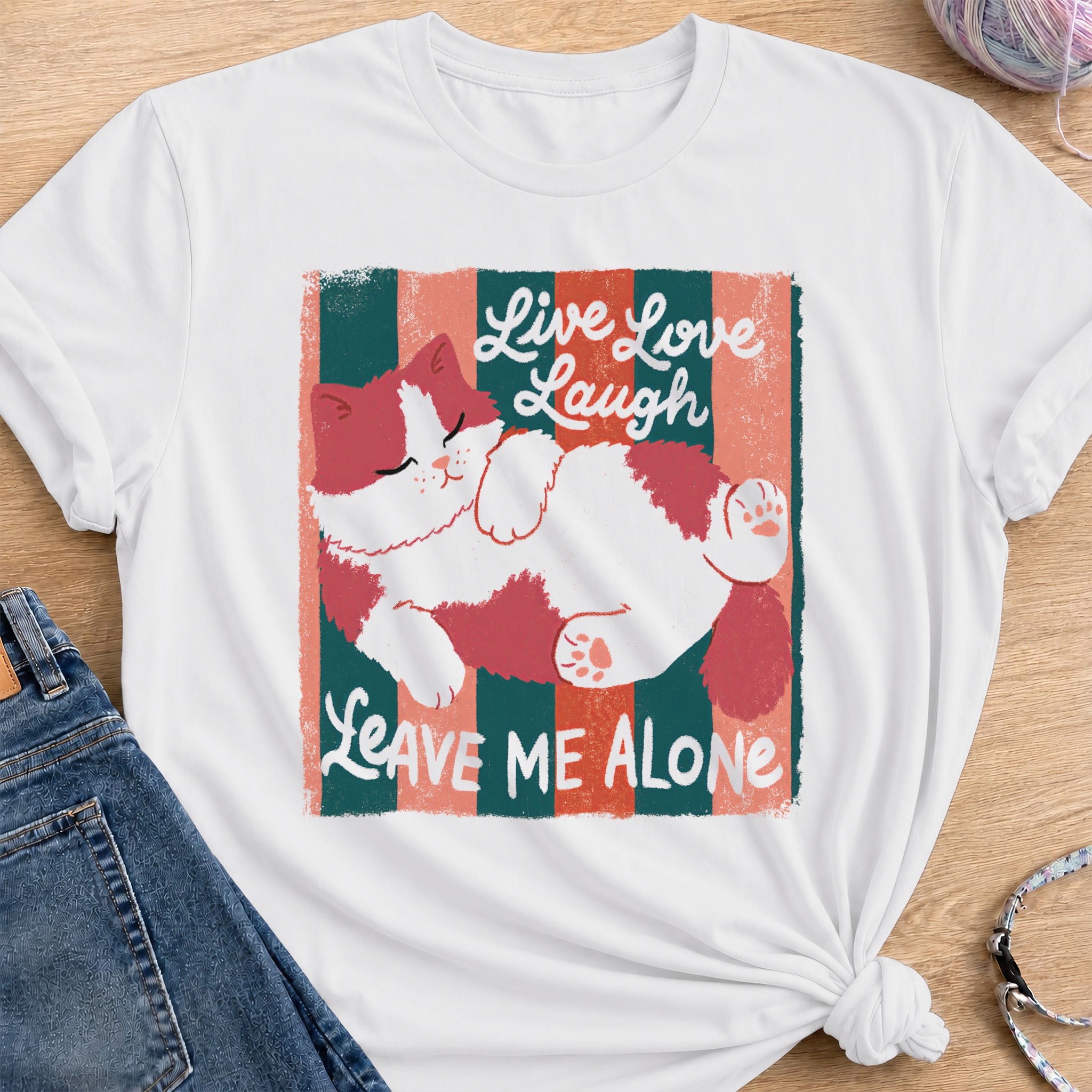 Leave Me Alone T-Shirt — White