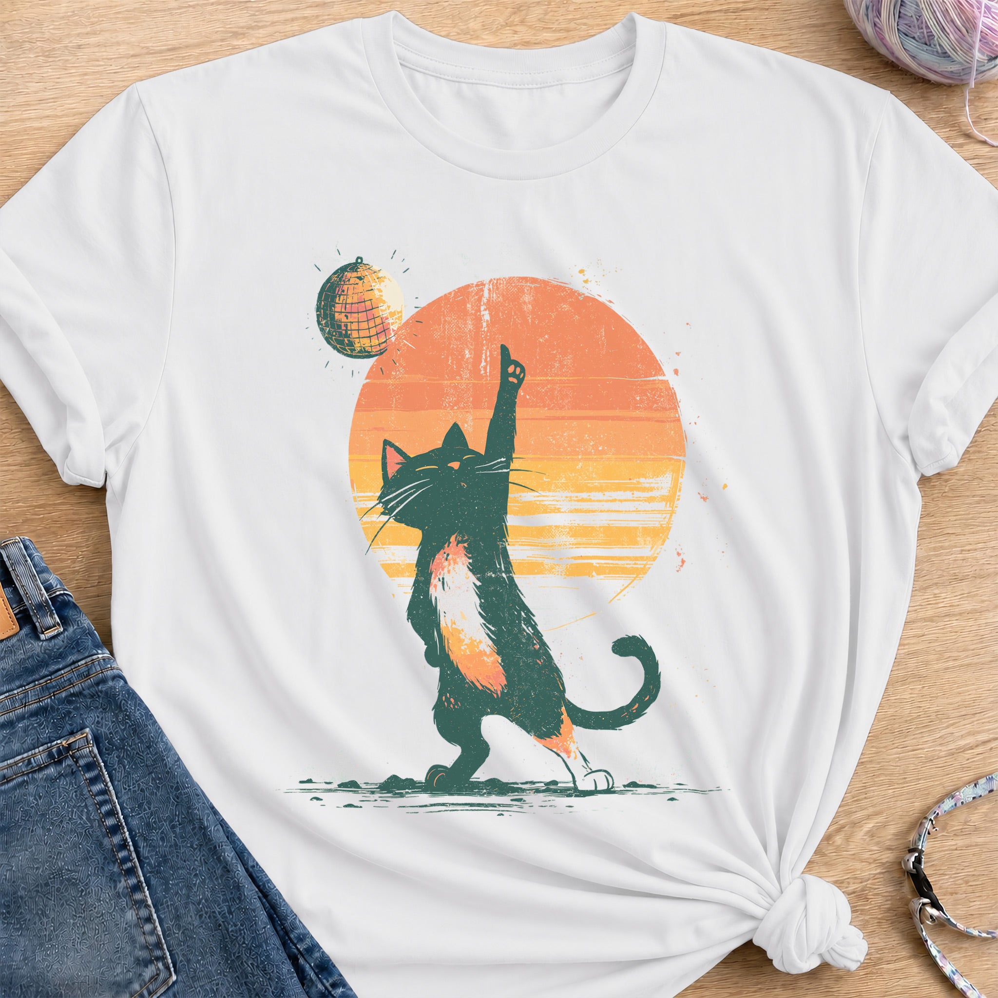 Disco Dance T-Shirt — White