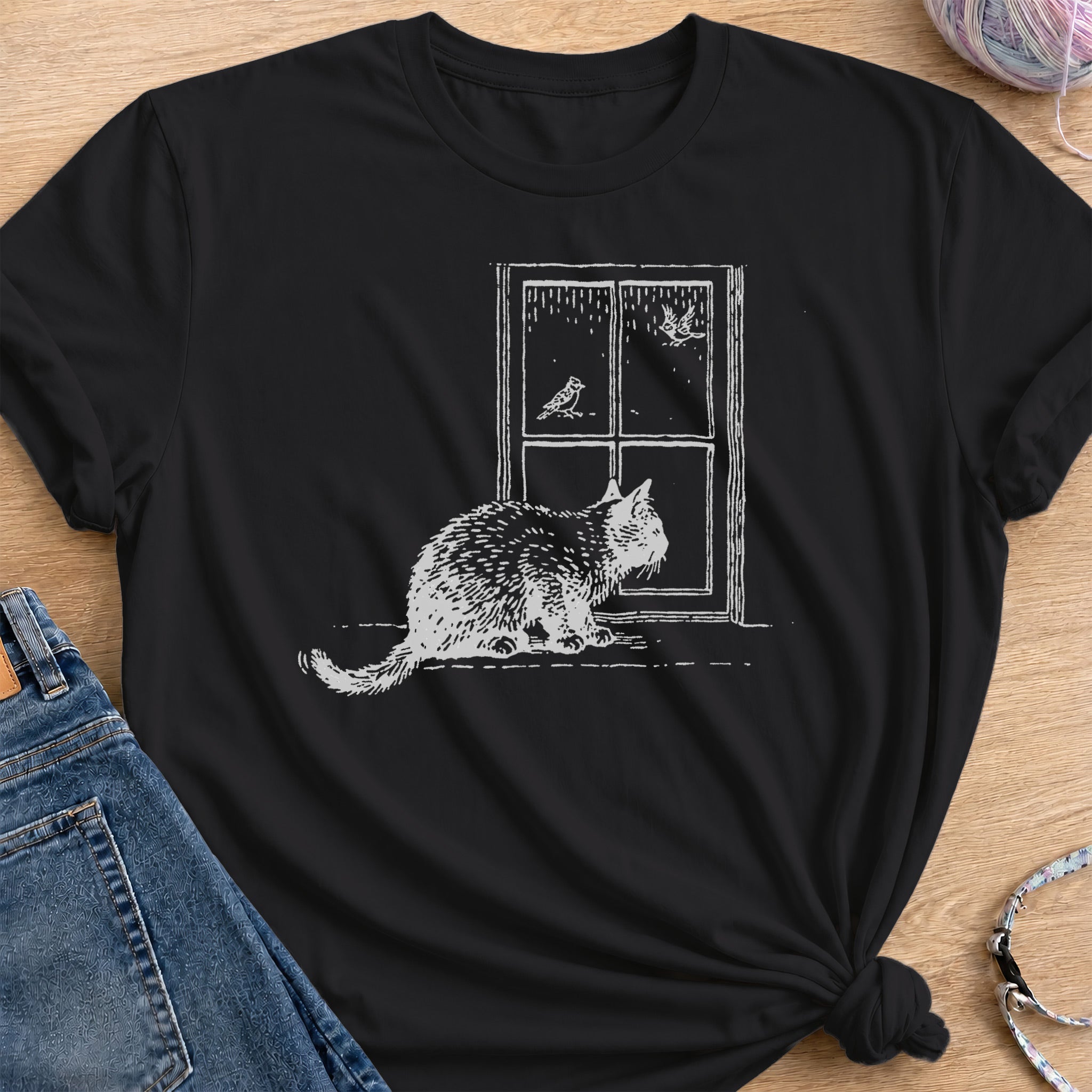 Bird Viewing T-Shirt — Black