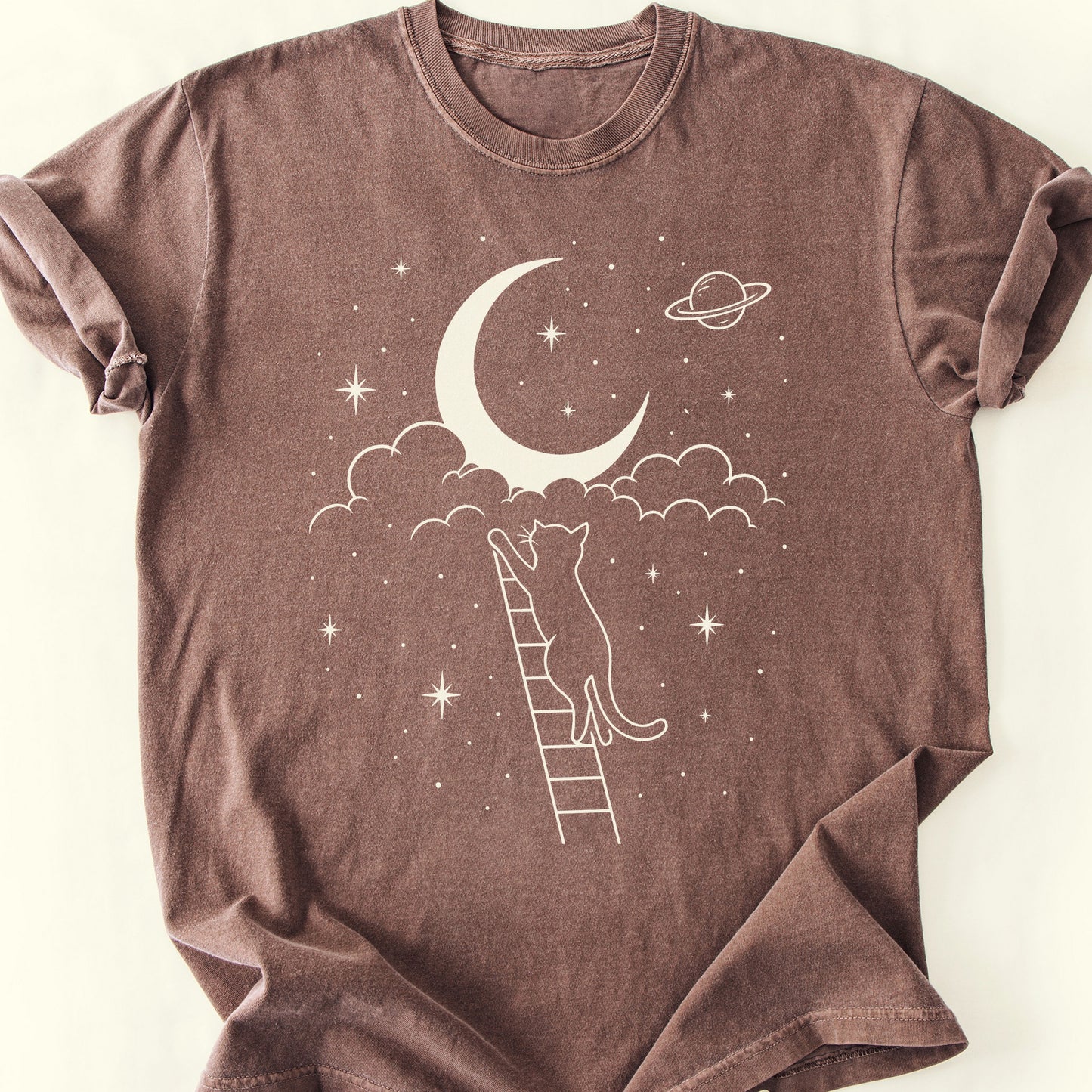Moon Reach T-Shirt — Espresso