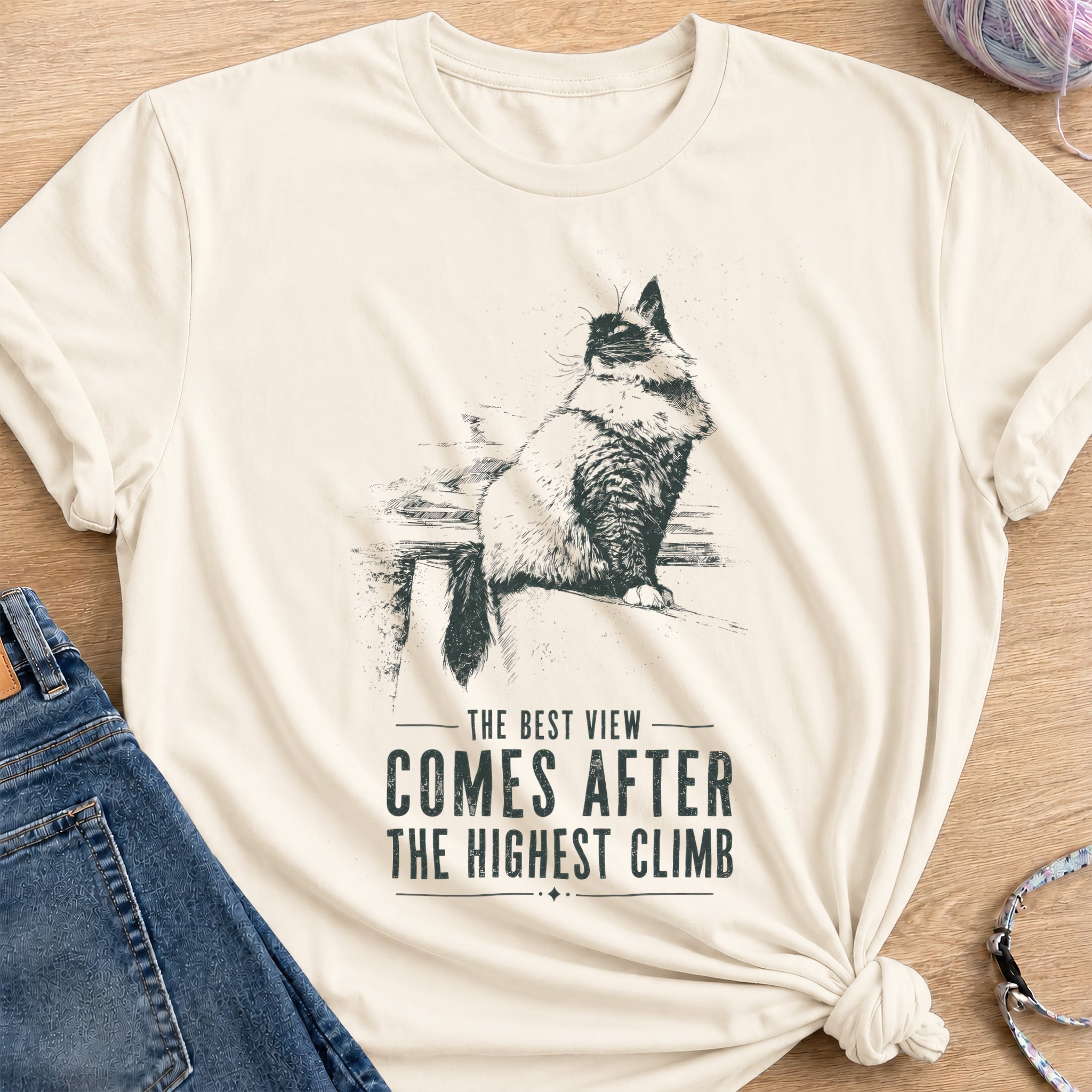 The Highest Climb T-Shirt — Natural