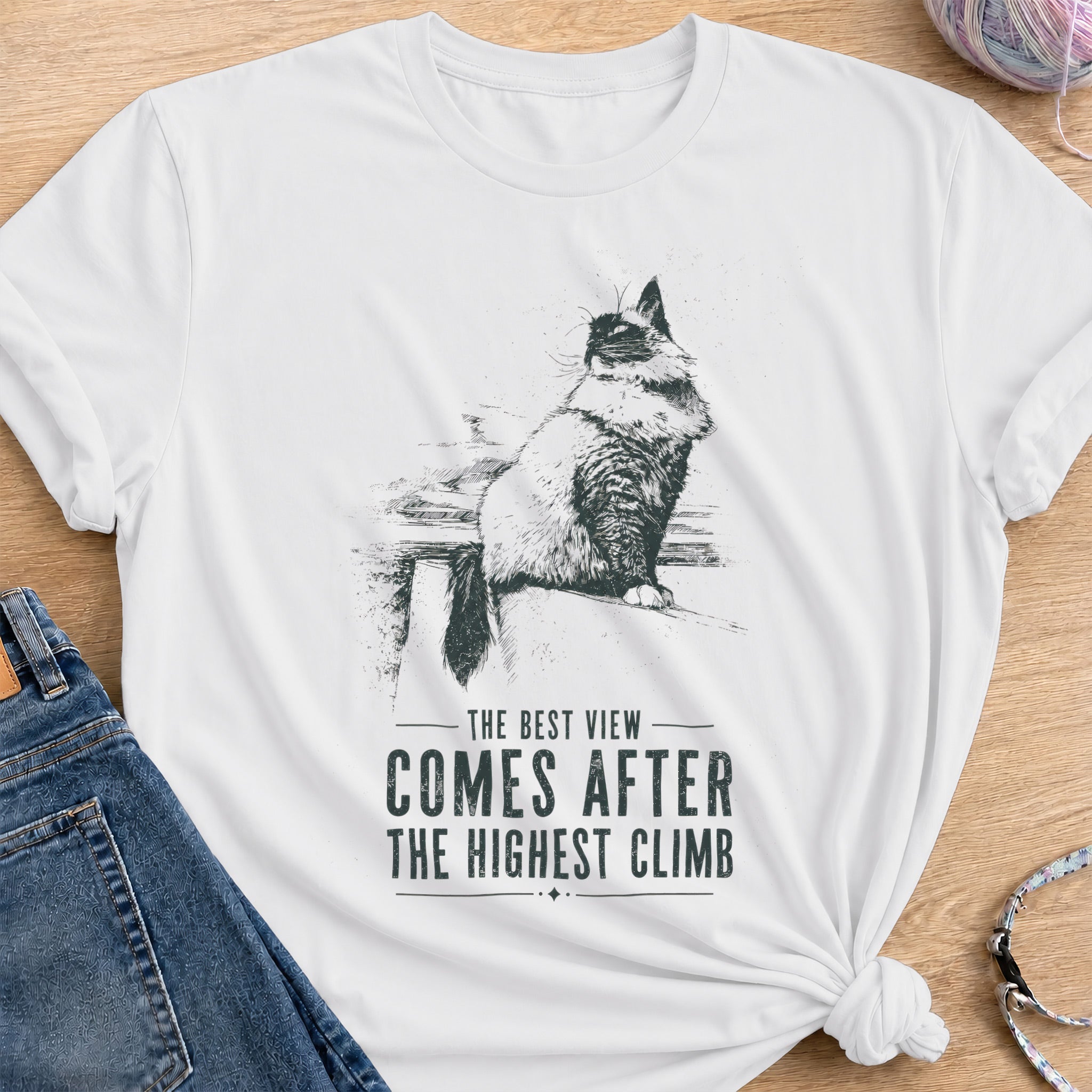 The Highest Climb T-Shirt — White