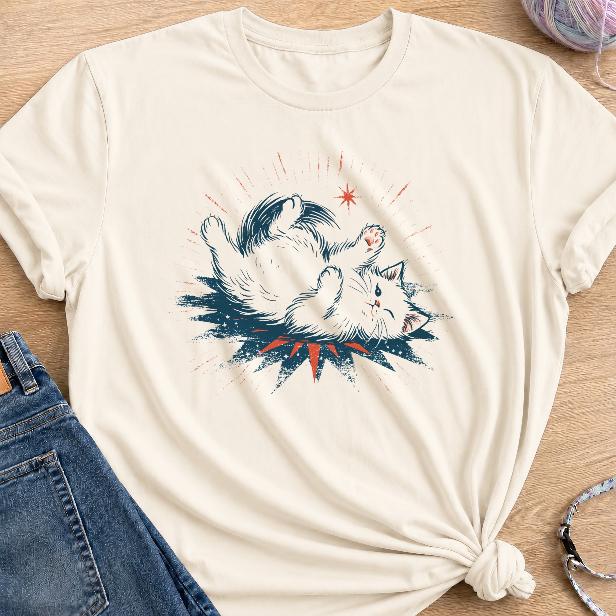 Belly Up T-Shirt — Natural