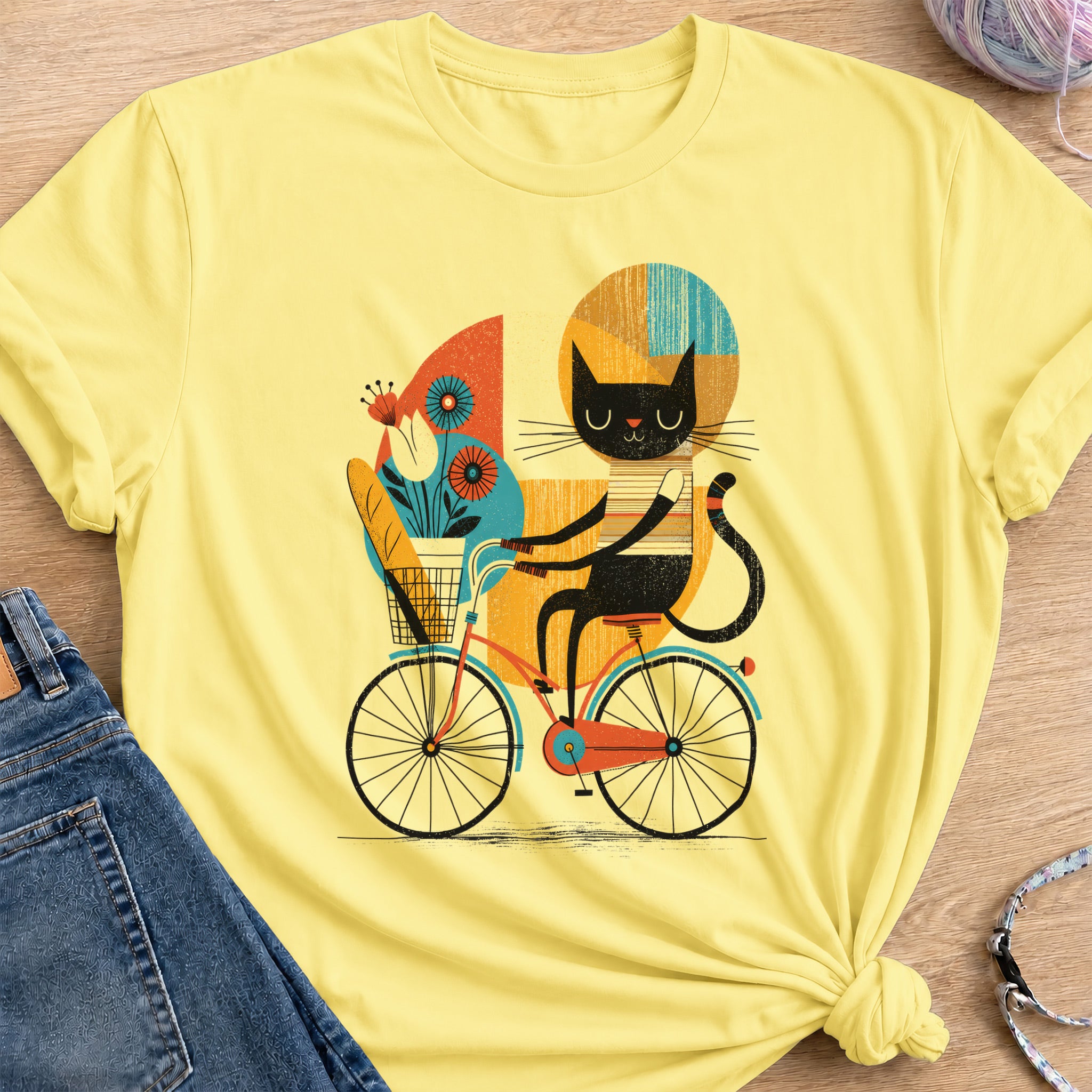 Small Errand T-Shirt — Cornsilk