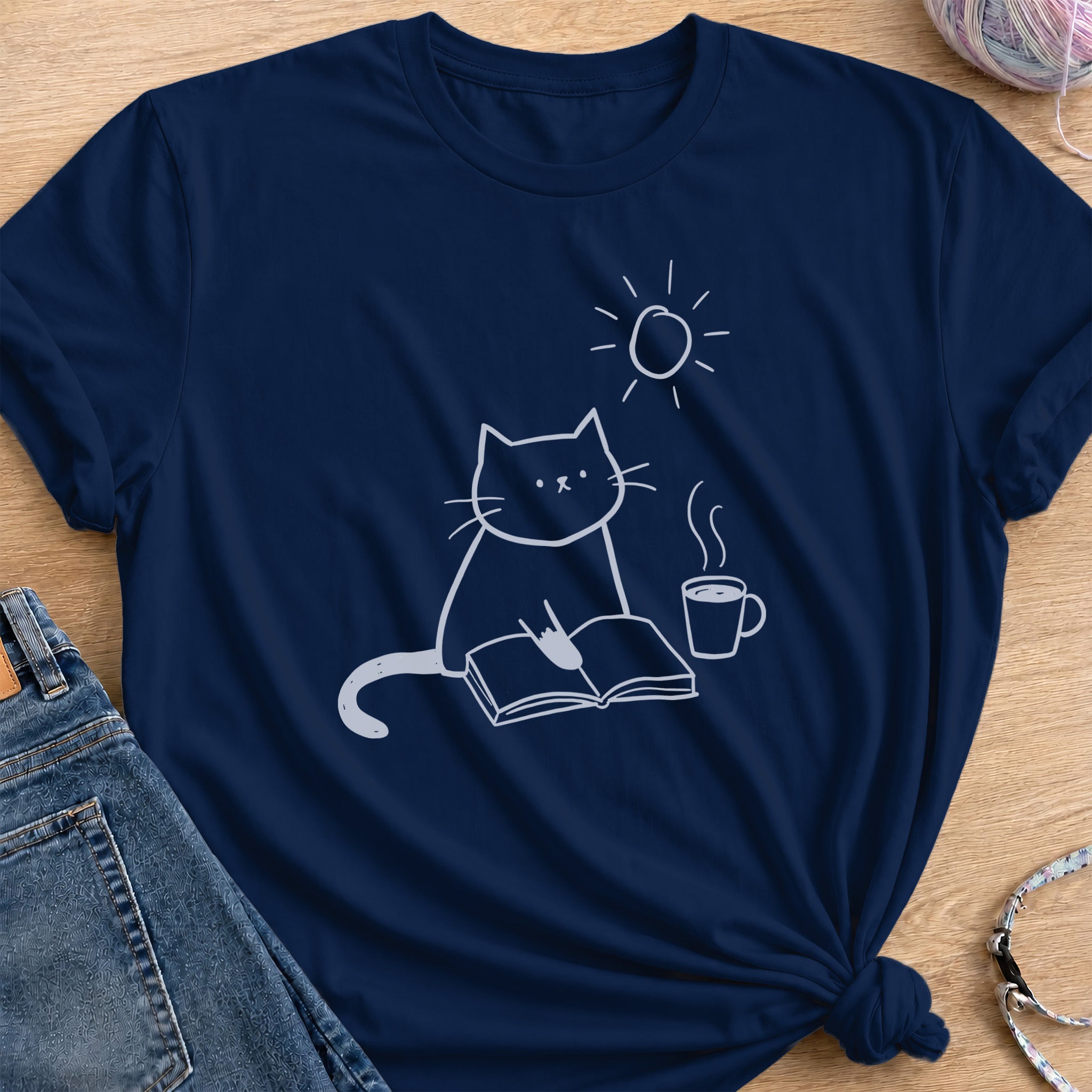Cozy Afternoon T-Shirt — Navy