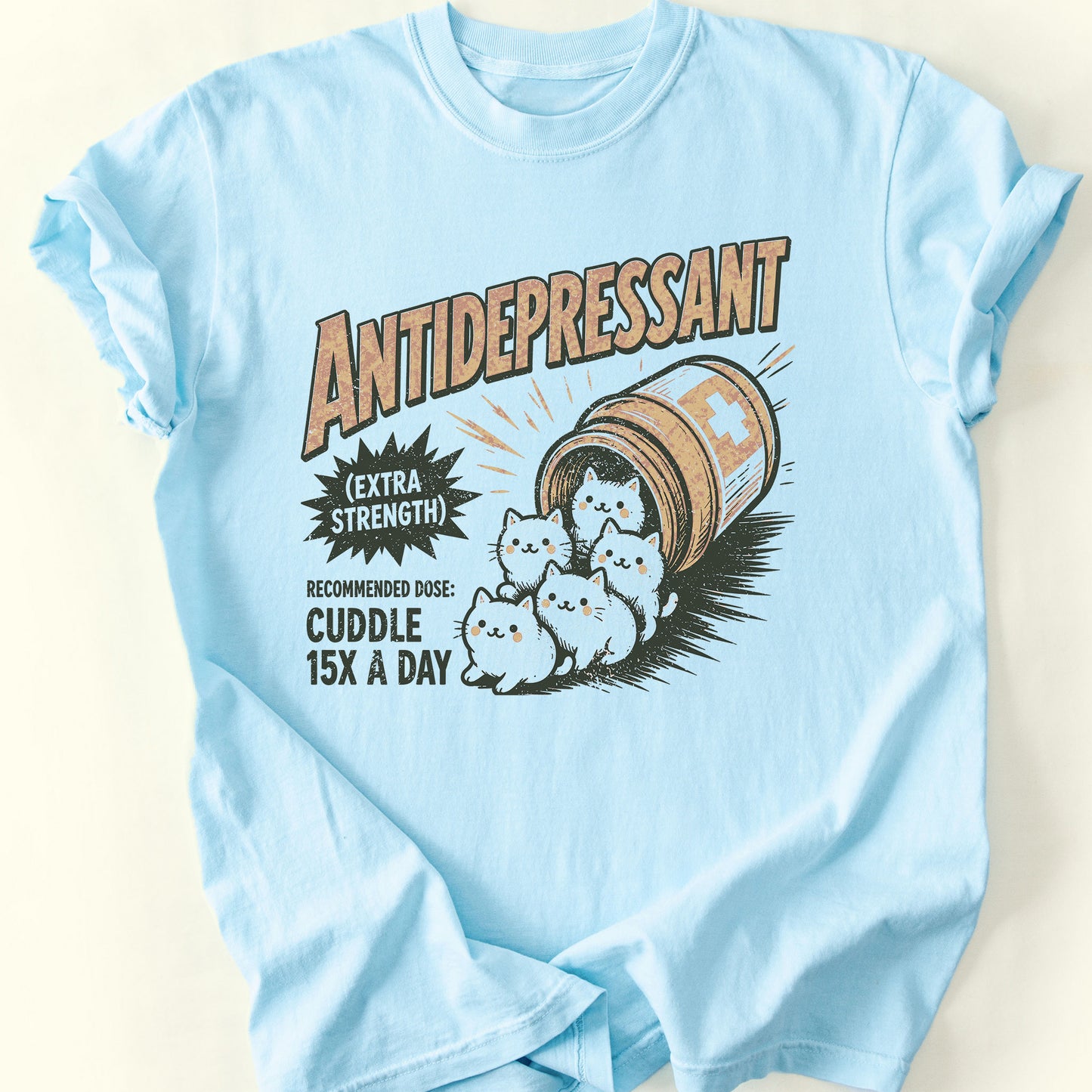 Antidepressant T-Shirt — Chambray