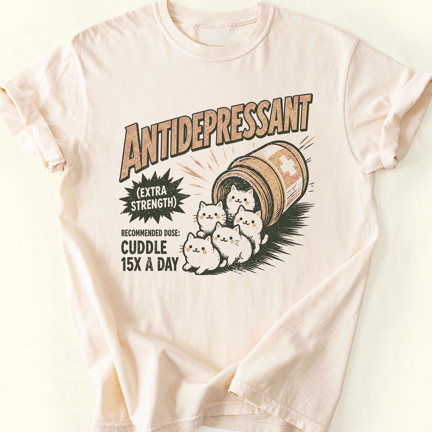 Antidepressant T-Shirt — Ivory