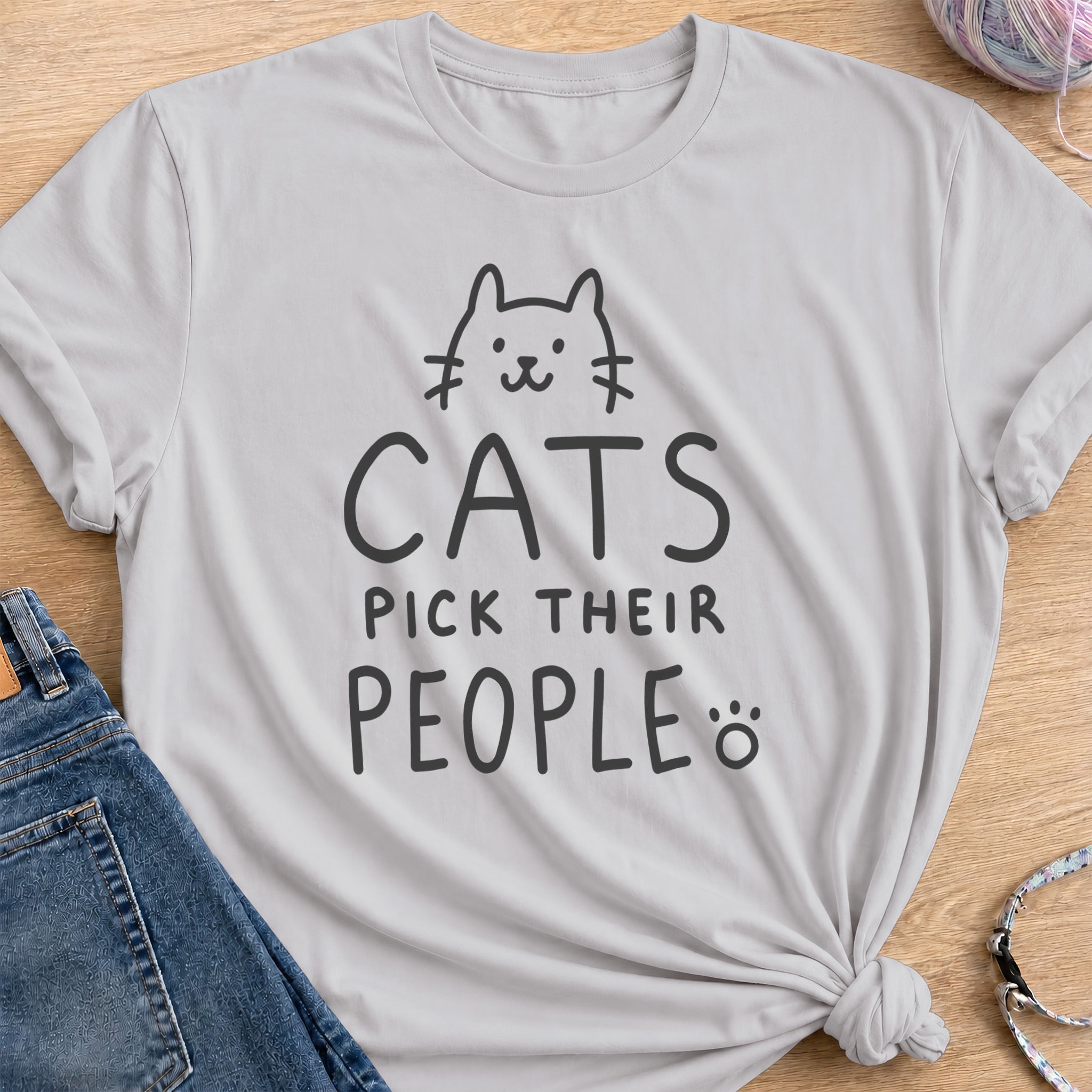 People Picker T-Shirt — Ice Grey