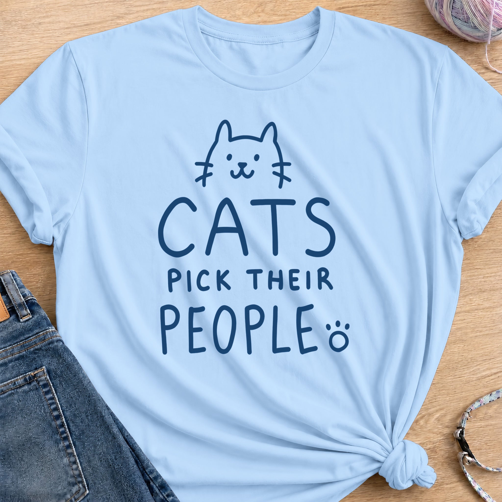 People Picker T-Shirt — Light Blue